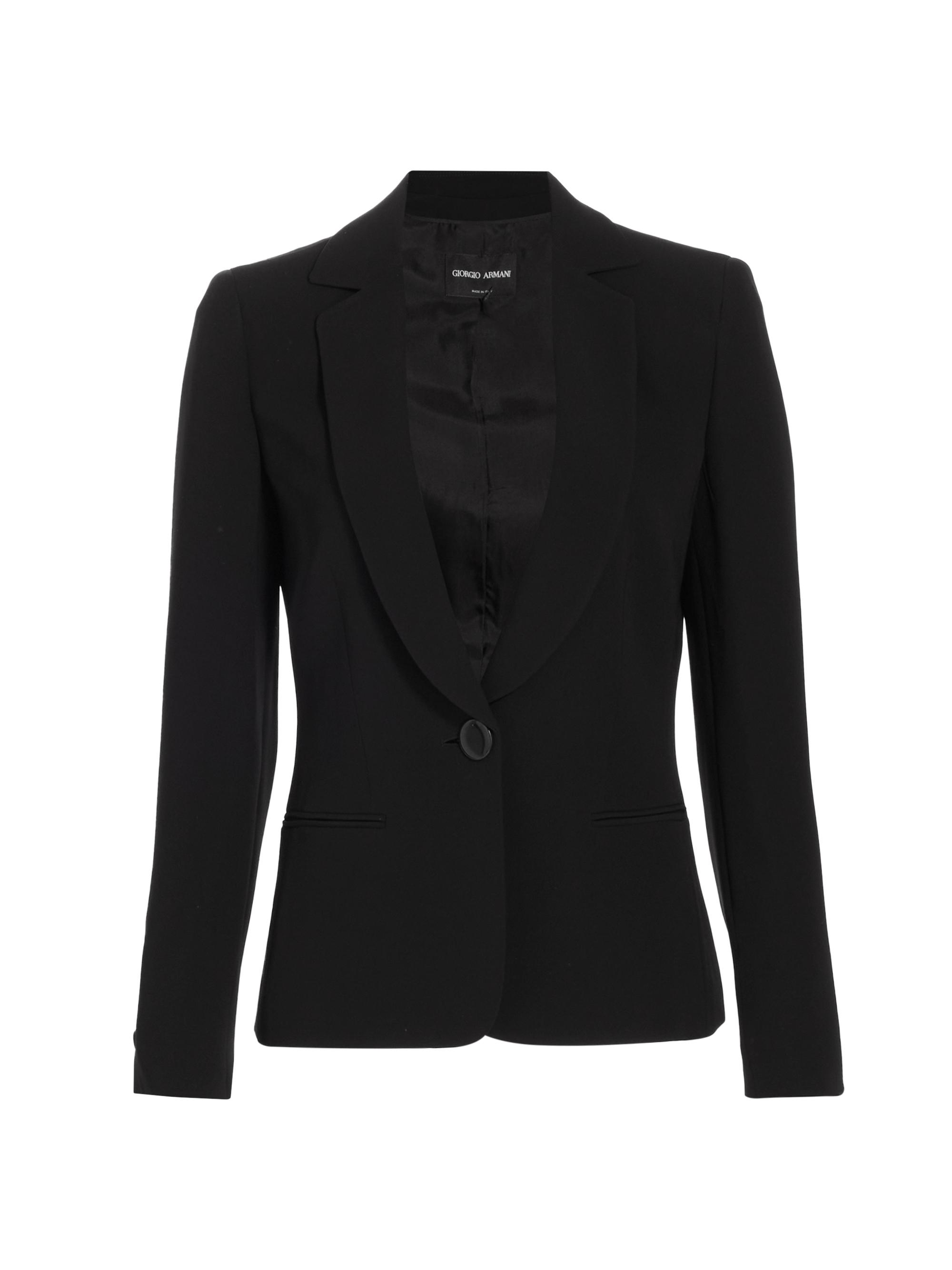 Giorgio Armani Silk One-Button Blazer | Saks Fifth Avenue