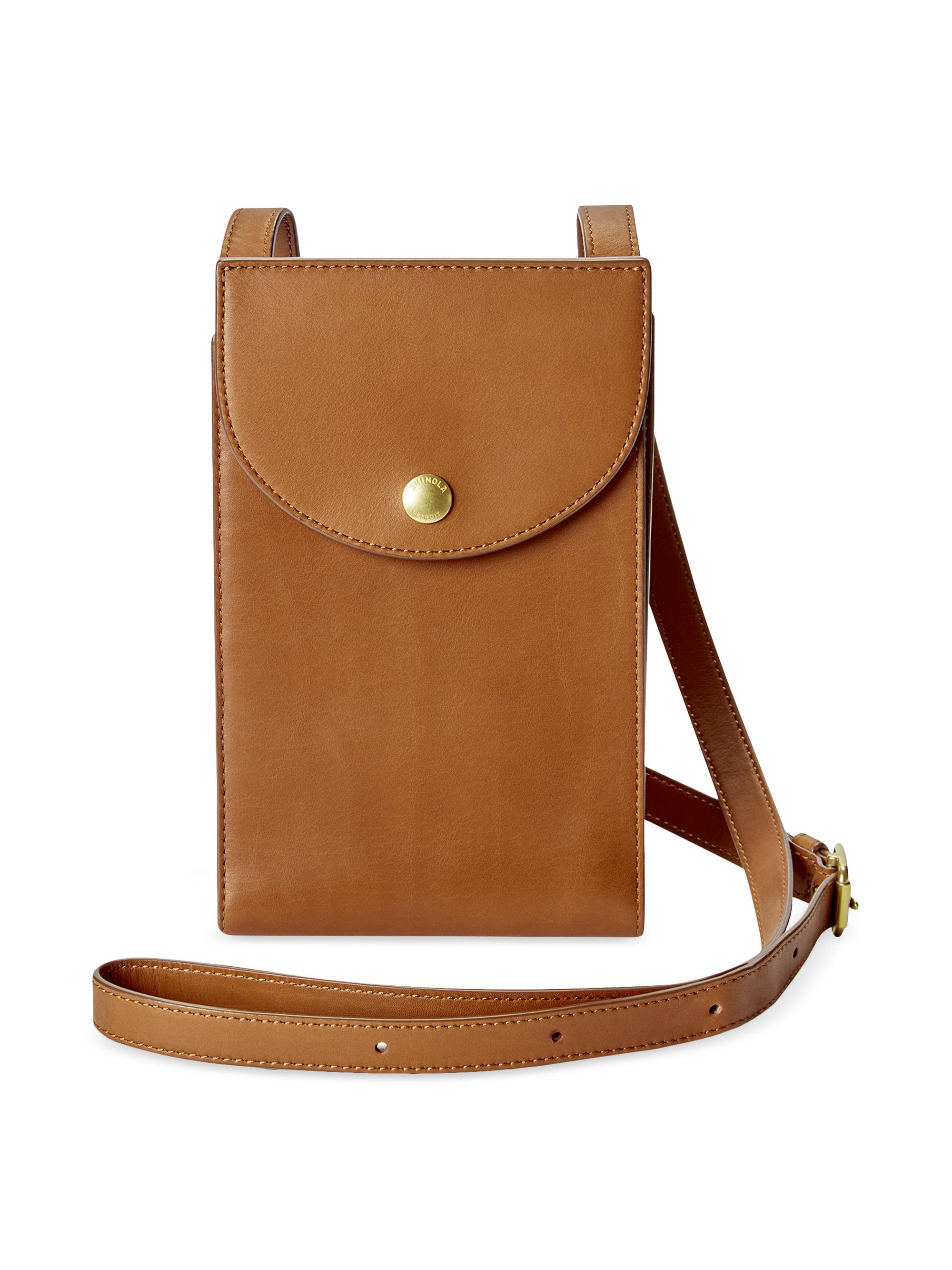 Shinola Women's Little Birdy Wallet Crossbody - Tan