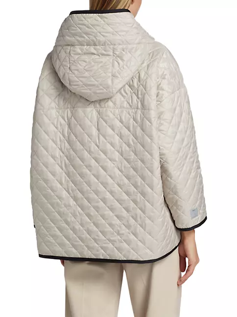 Shop Max Mara Nora Diamond Quilt Reversible Jacket | Saks Fifth Avenue