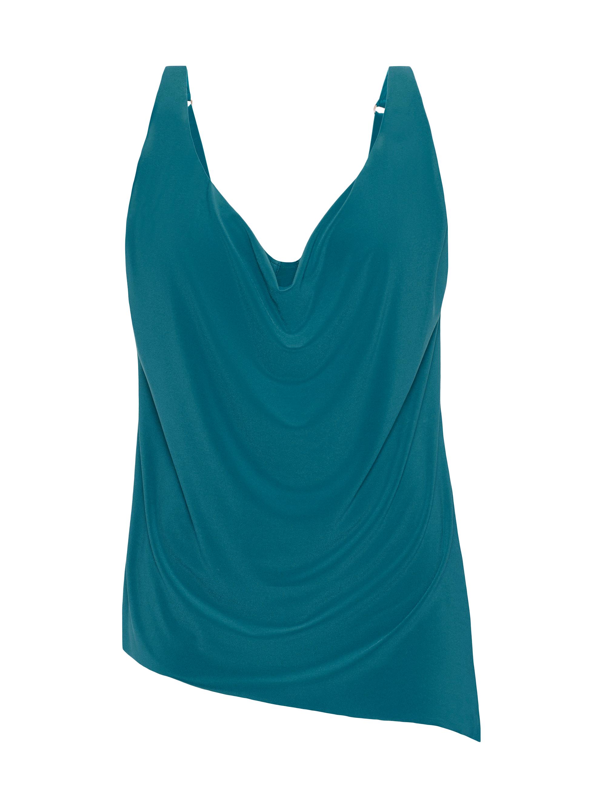 Magicsuit Women's Solids Tankini Top - Peacock Blue