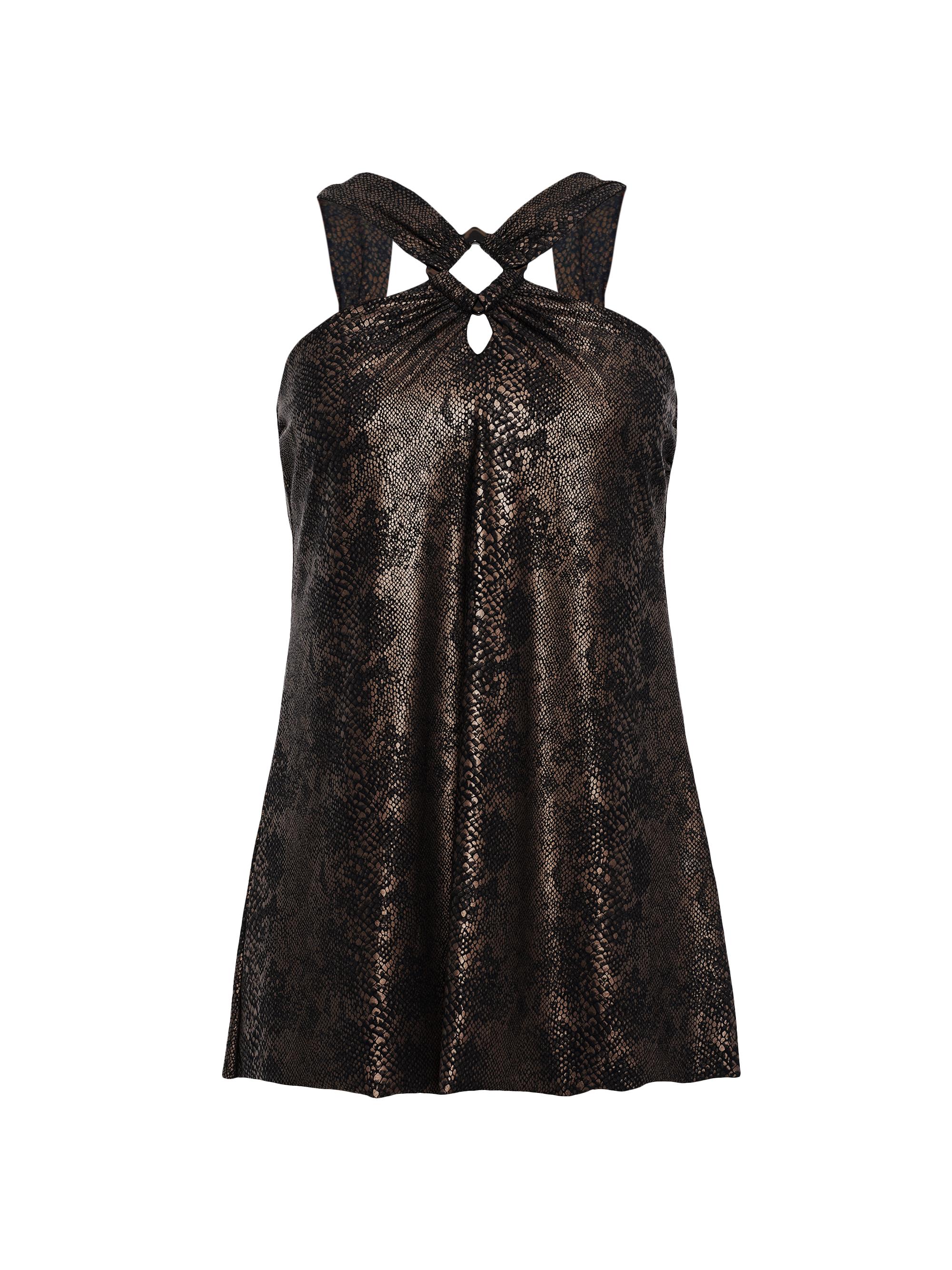 Magicsuit Women's Beverly Draped One-Piece Swimsuit - Black Brown