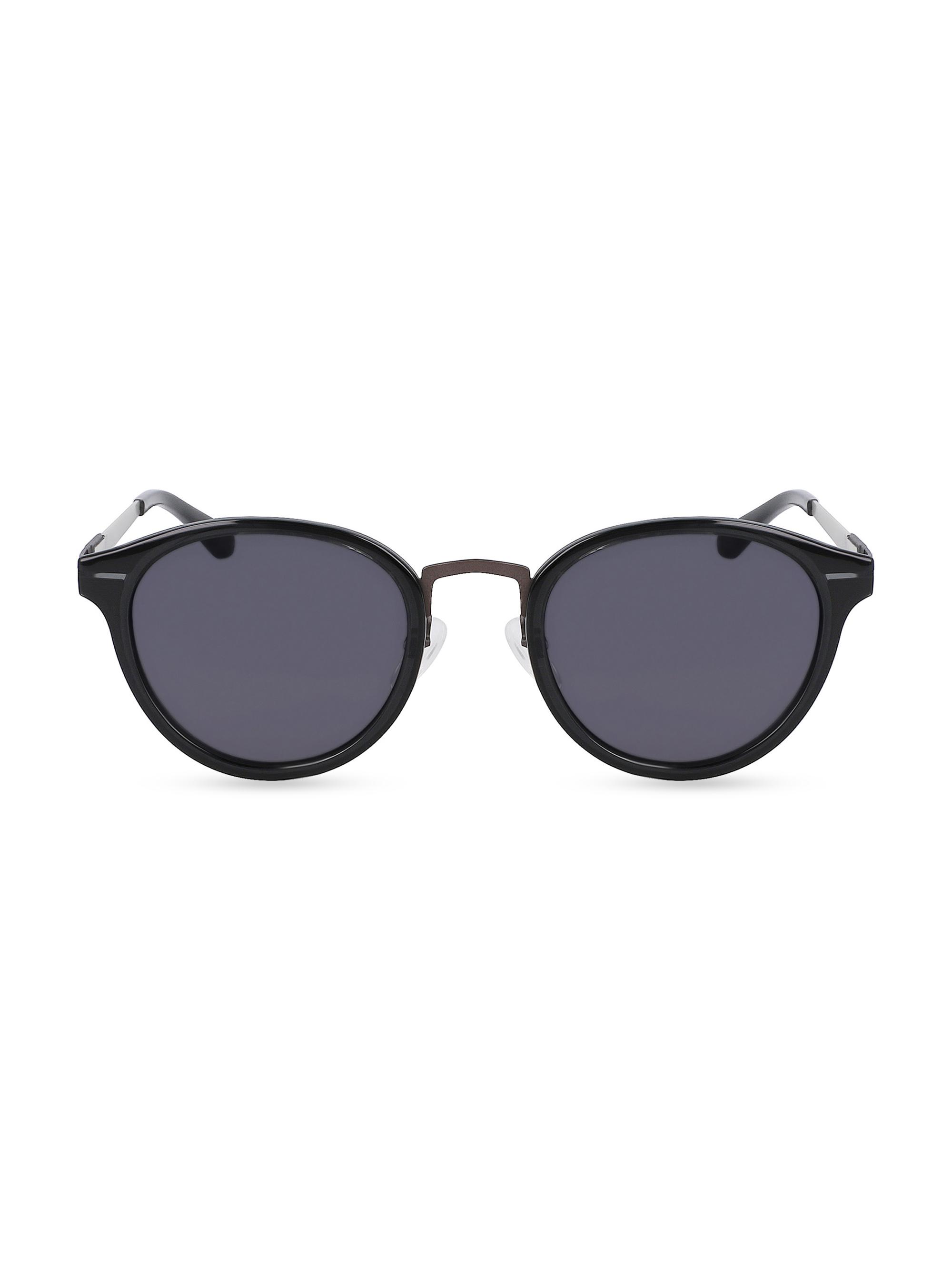 Shinola Men's Arrow 50MM Round Sunglasses - Crystal Carbon