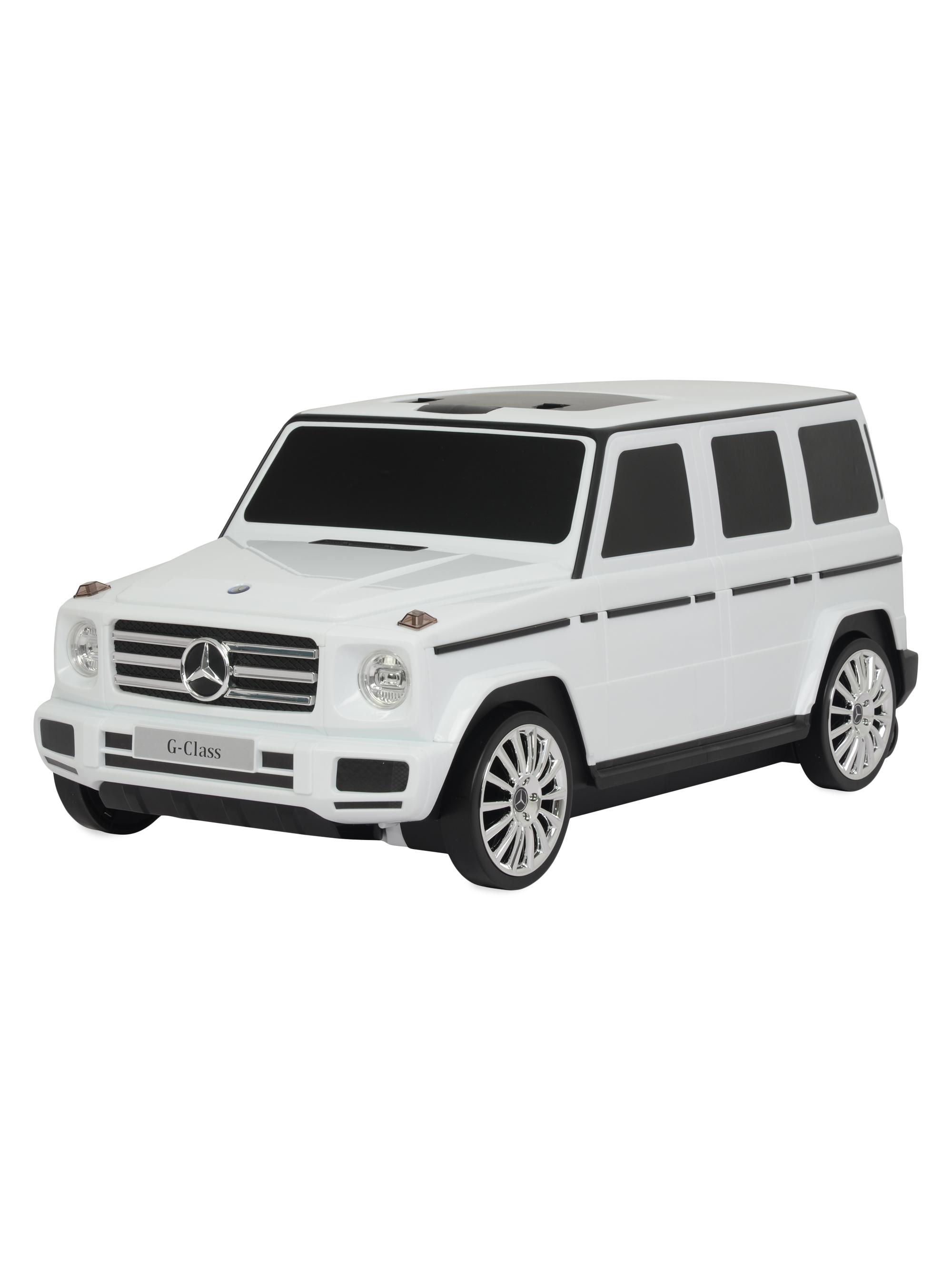Best Ride on Cars Little Kid's Mercedes Benz G-Class 2-in-1 Suitcase - White