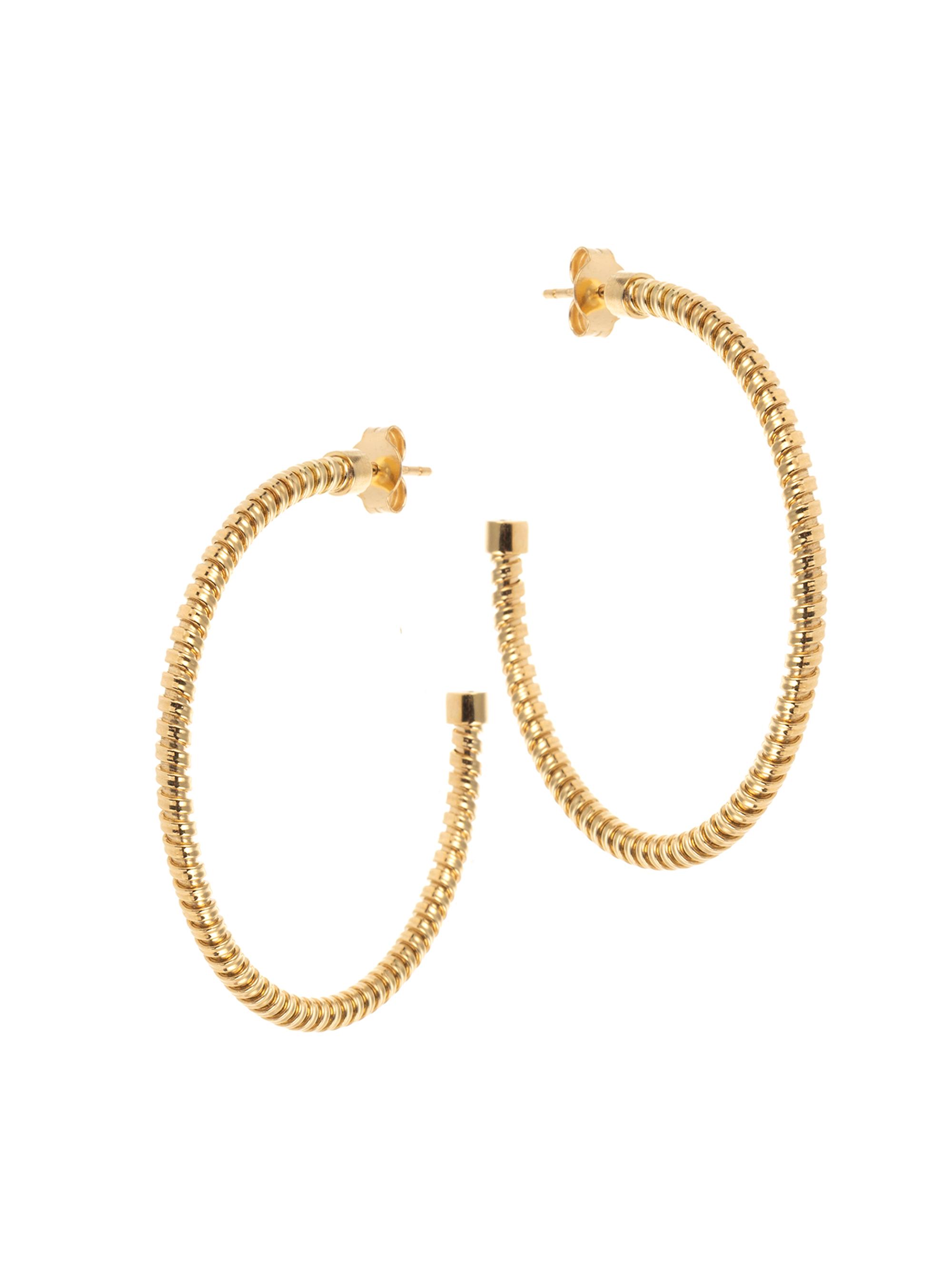 Alberto Milani Women's Via Bagutta 18K Yellow Gold Tubogas Hoop Earrings