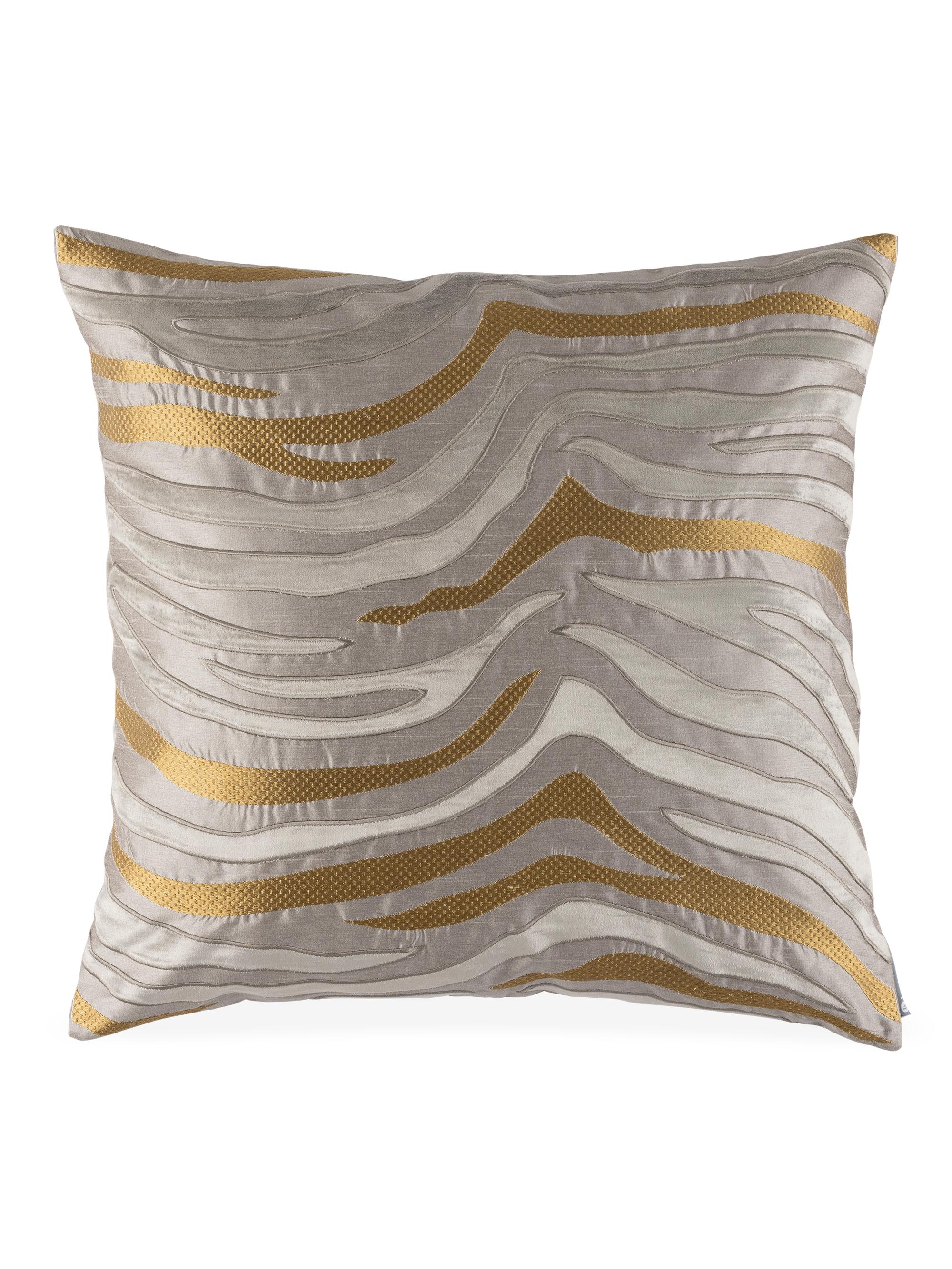 Lili Alessandra Peru Tiger Square Pillow - Black Gold | Thumbnail 9