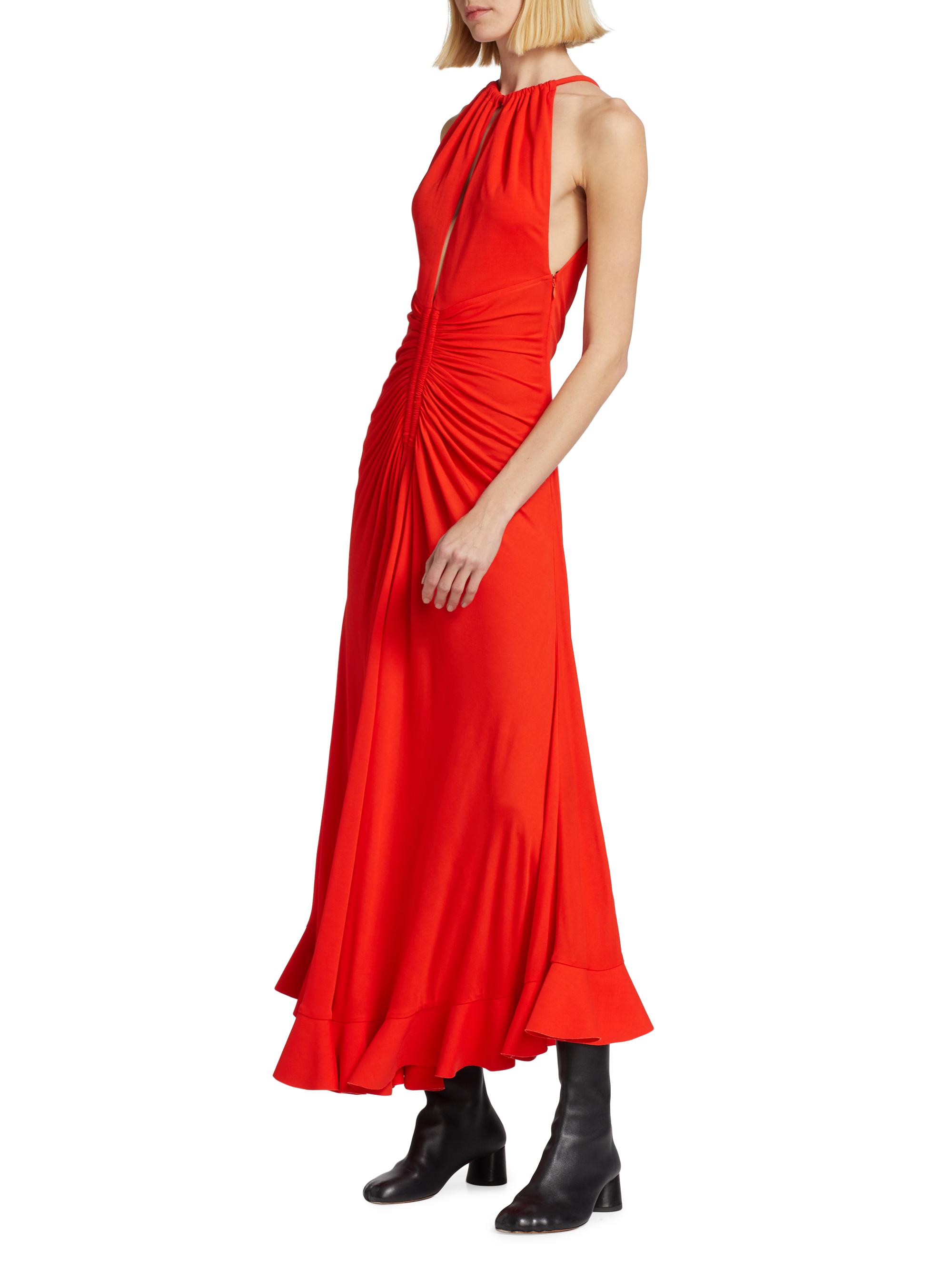 Proenza Schouler Ruched Crepe Jersey Maxi Dress | Saks Fifth