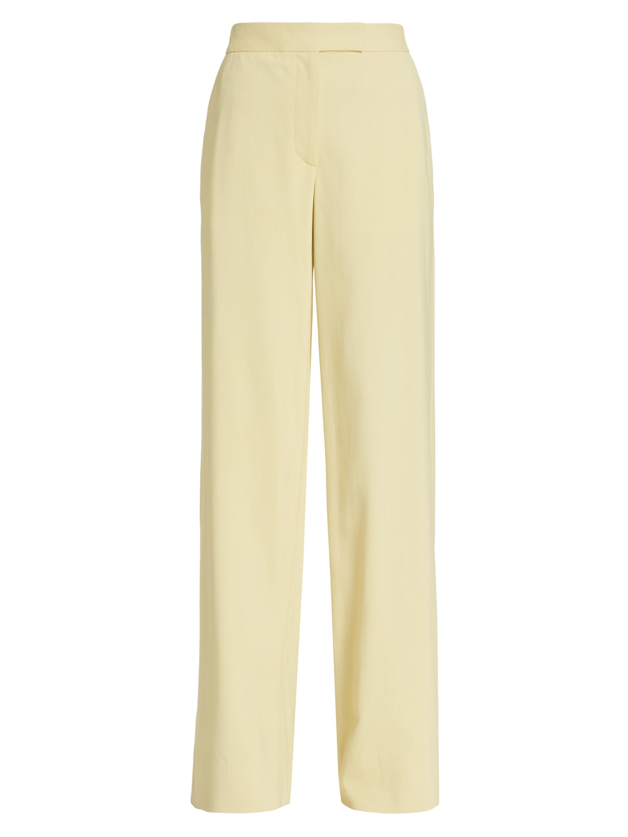 Proenza Schouler Women's High-Rise Wide-Leg Pants - Parchment
