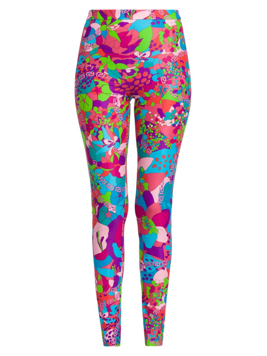 【関税＆送料込み】Versace 'La Coupe Des Dieux' Leggings Versace La Coupe Des Dieux Leggings | Black | FARFETCH LB