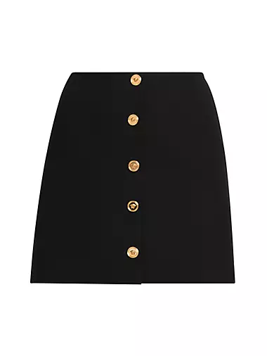 Enver Buttoned Miniskirt