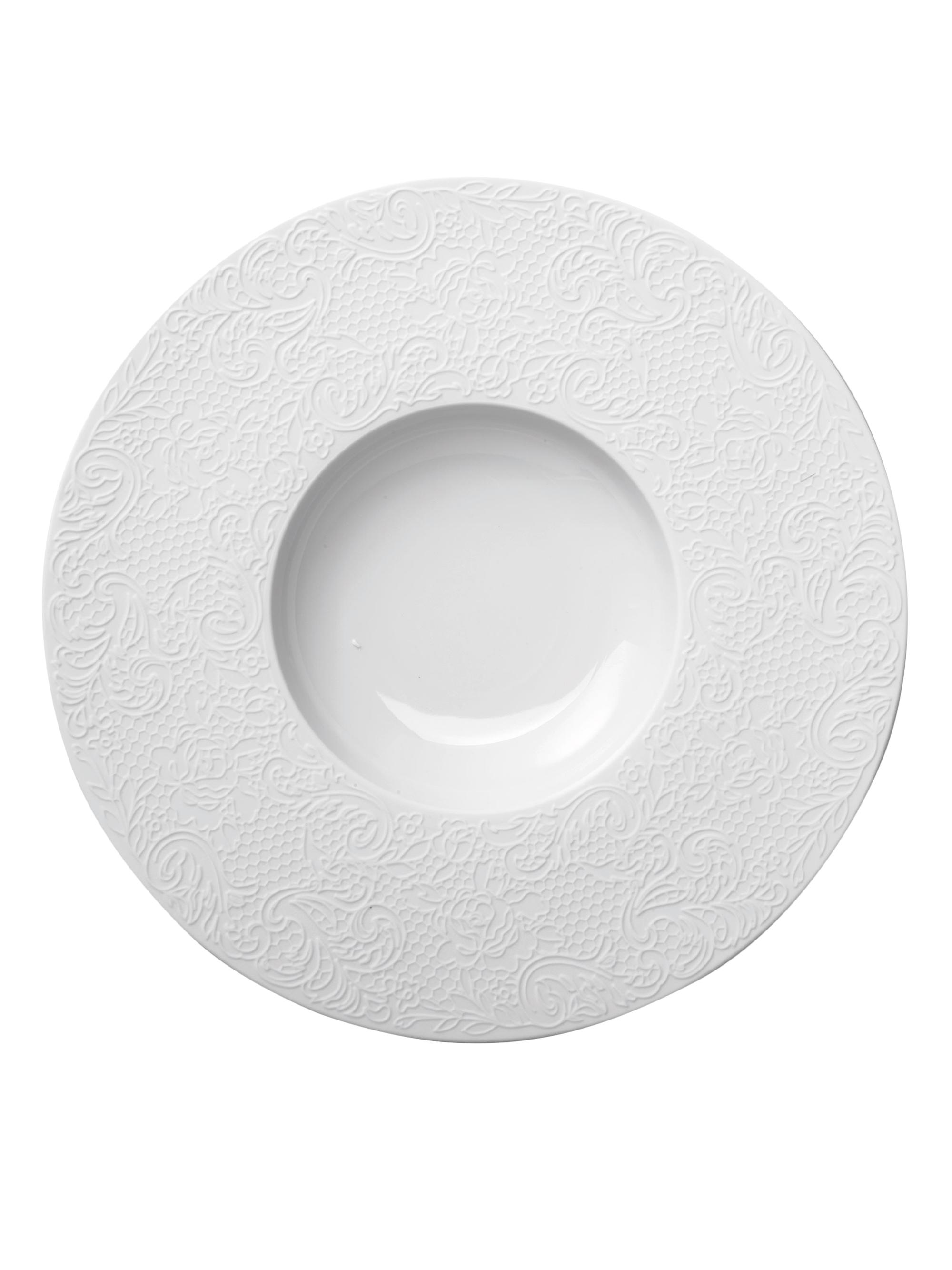 Degrenne Paris L Couture 4-Piece Gourmet Plates Set - White
