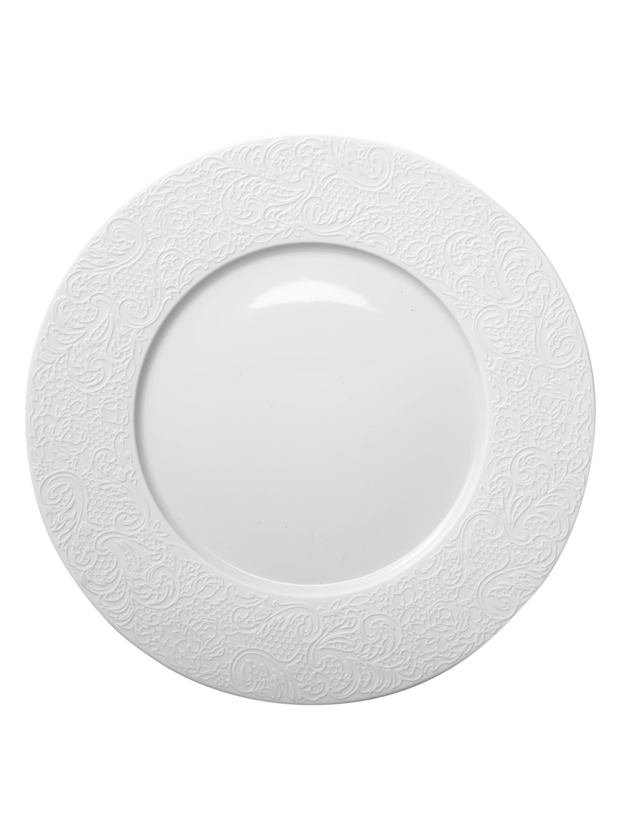 Degrenne Paris L Couture 4-Piece Dinner Plates Set - White