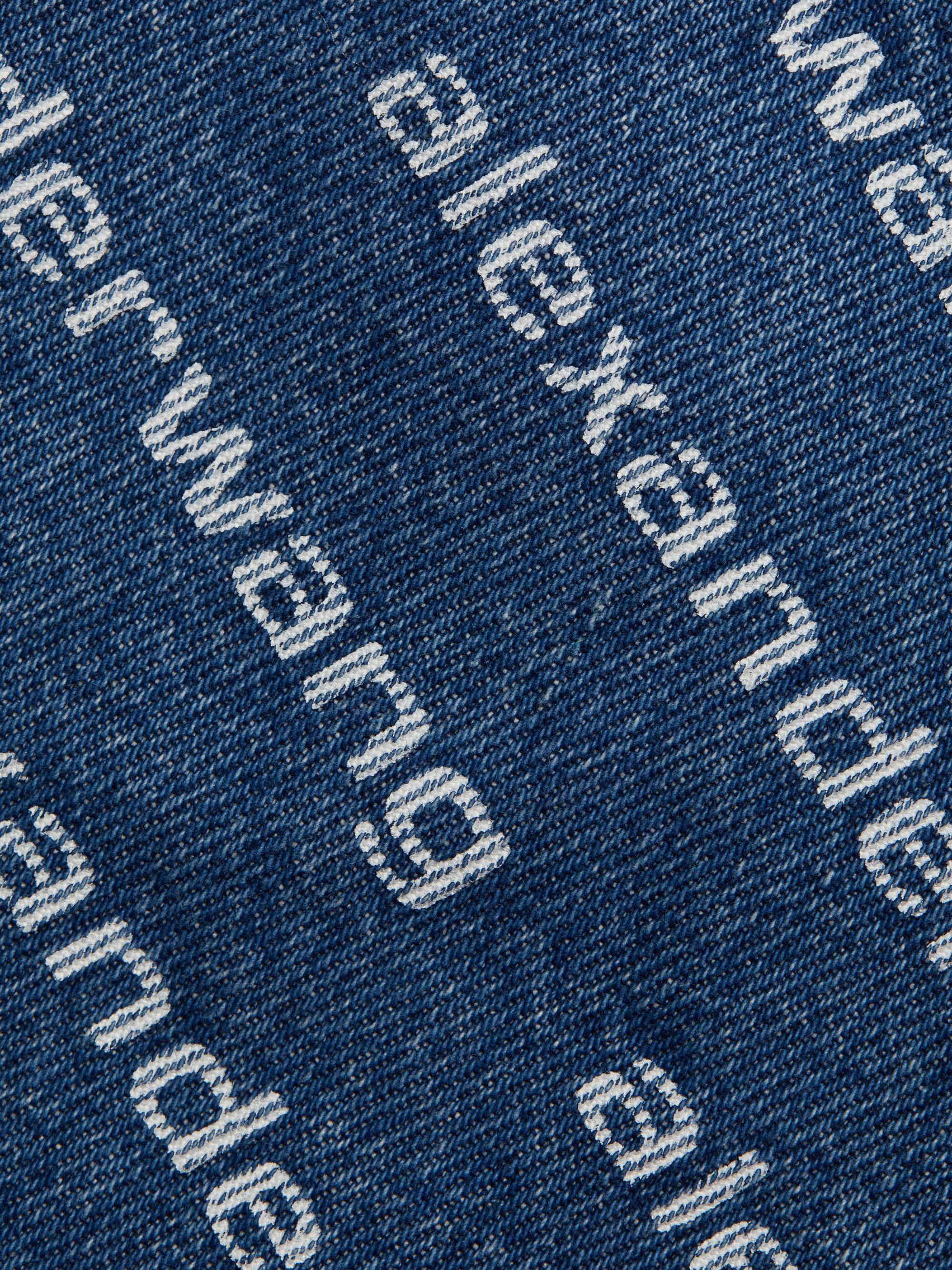 Alexander Wang Bite Logo Denim Shorts | Saks Fifth Avenue