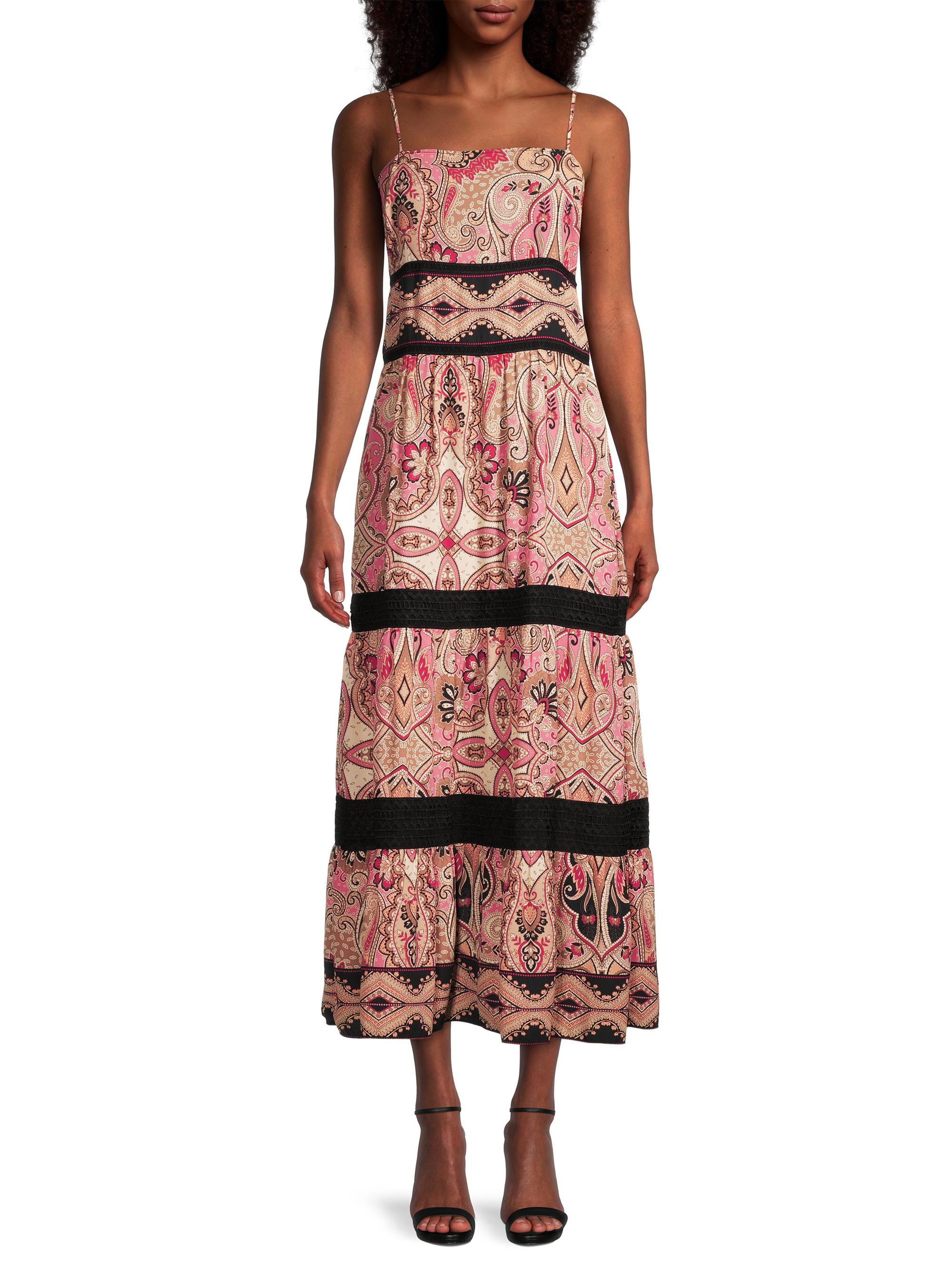 Donna Karan New York Rustic Chic Georgette Paisley Maxi Dress | Saks Fifth  Avenue