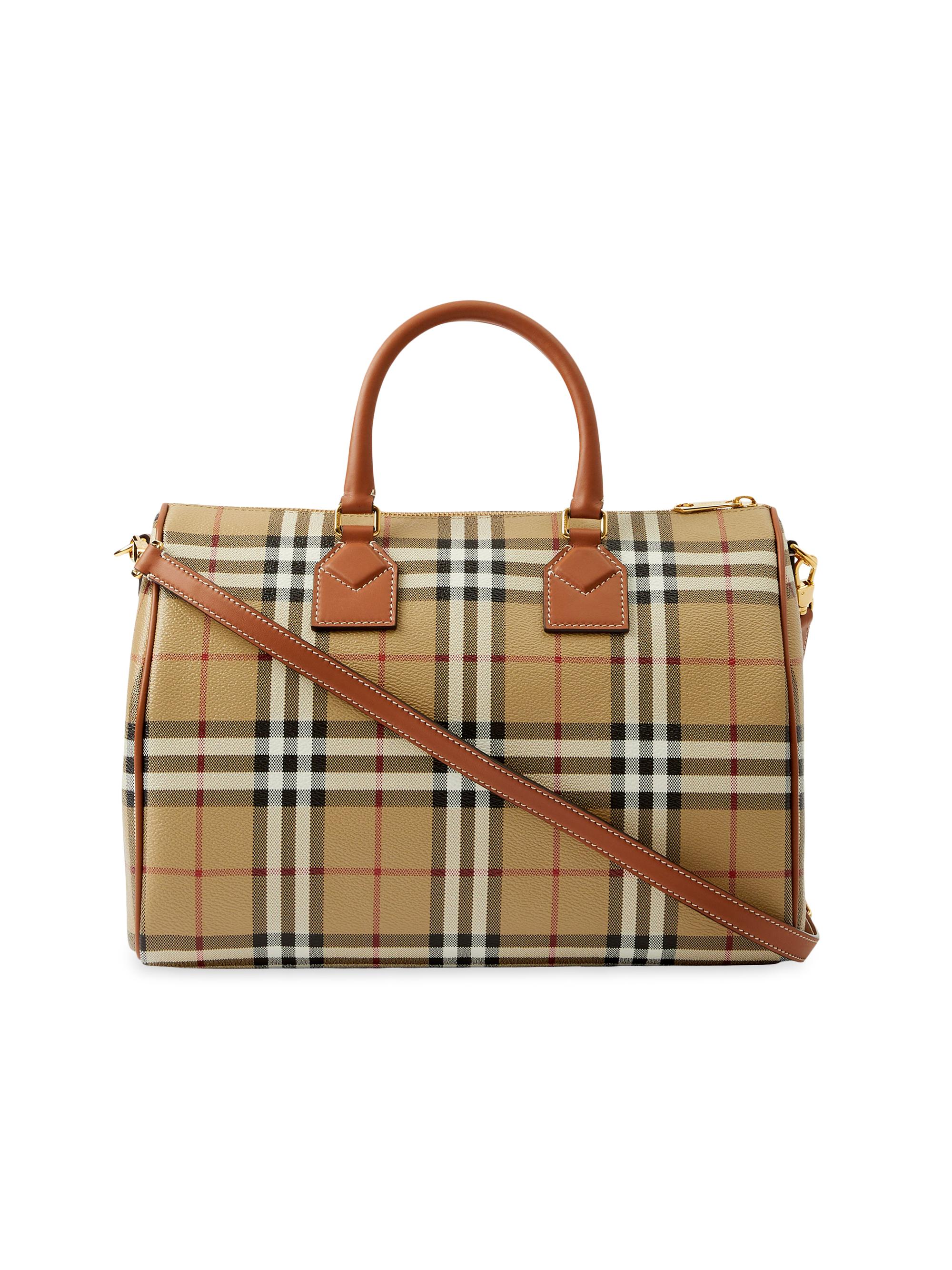 ペンポーチ　Burberry Burberry Girl's Check-Print Crossbody Pouch - Bergdorf Goodman