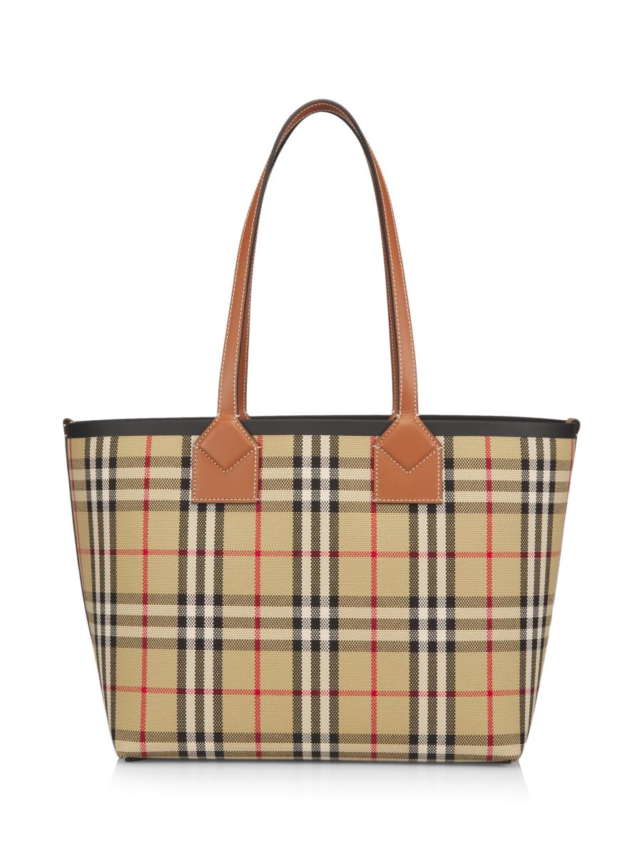 トートバッグ BURBERRY MINI LONDON TOTE BAG Burberry Women's' Mini London Tote Bag in Green | LN-CC®