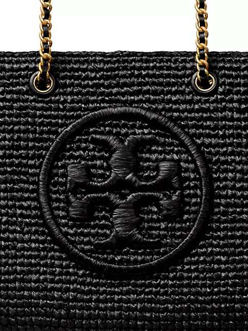 Discover the Ella tote bag from Tory Burch crafted of crochet raffia in a  granny square pattern. @toryburch @saks #Villa88Live