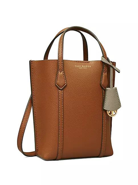 Designer Inspired Luxury Mini Tote Handbag / Crossbody - Brown Monogram