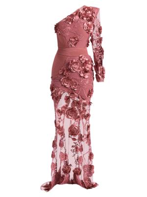 Zhivago Women's I Found Love One-Shoulder Gown - Black