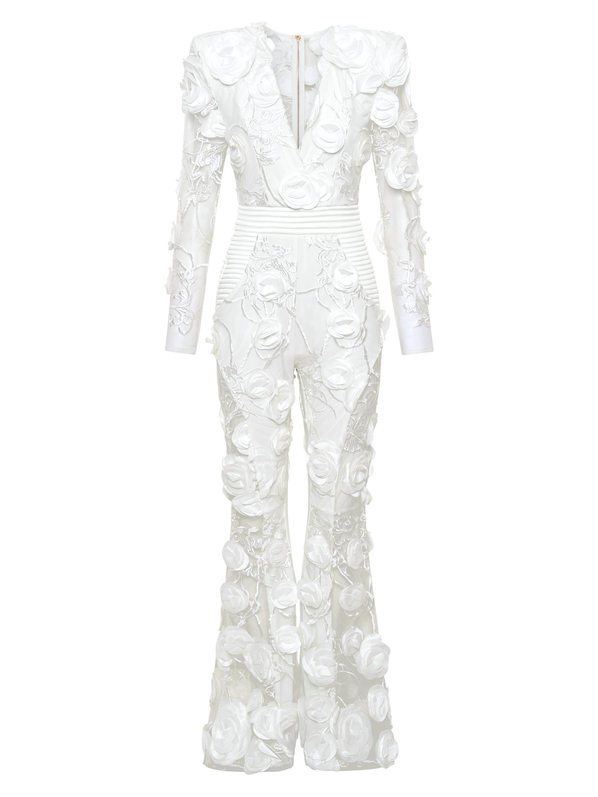 Zhivago Women's I Found Love Flared Jumpsuit - White