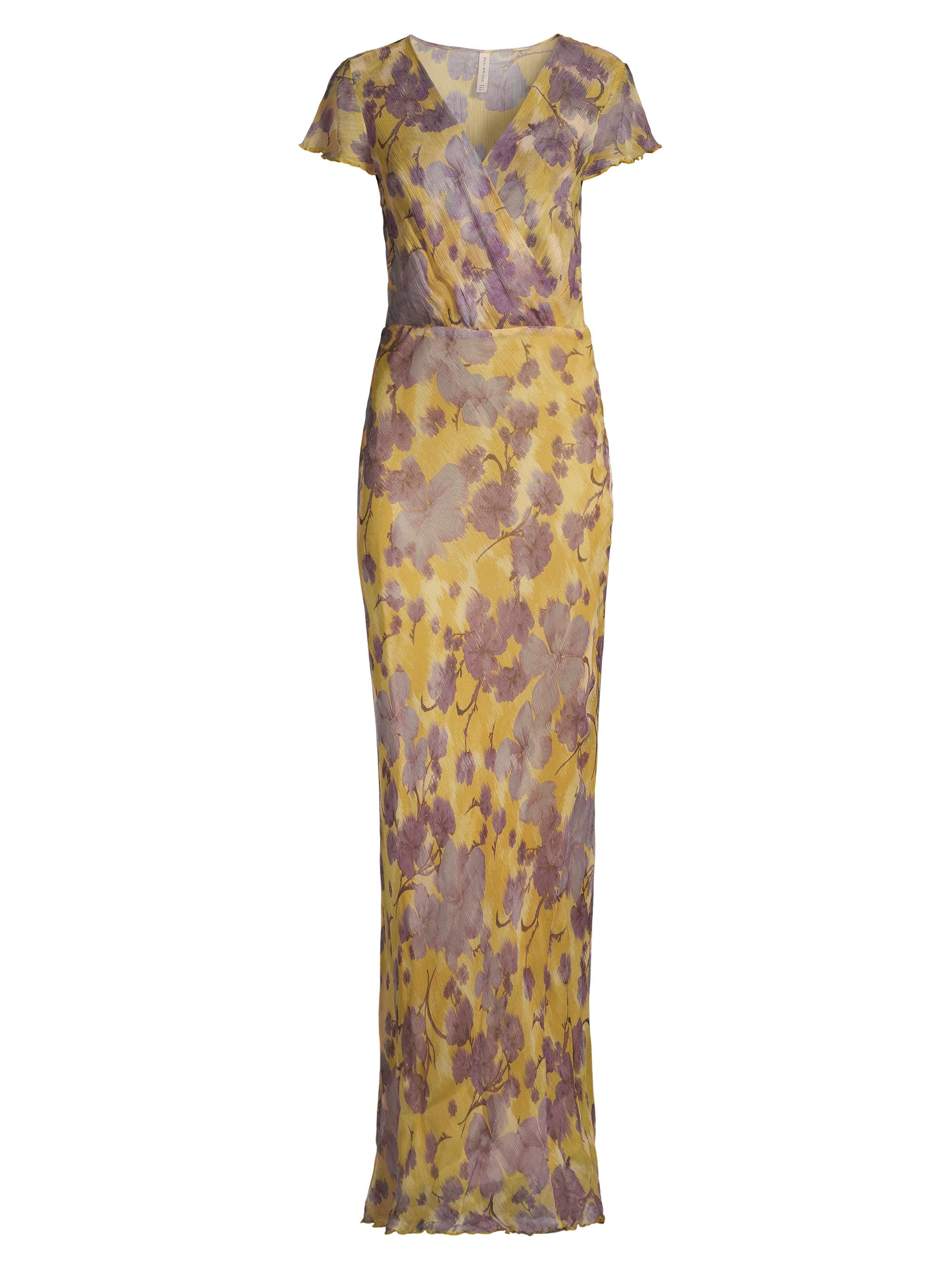 Bec & Bridge Women's Bernadette Floral Silk Maxi Dress - Golden Violet