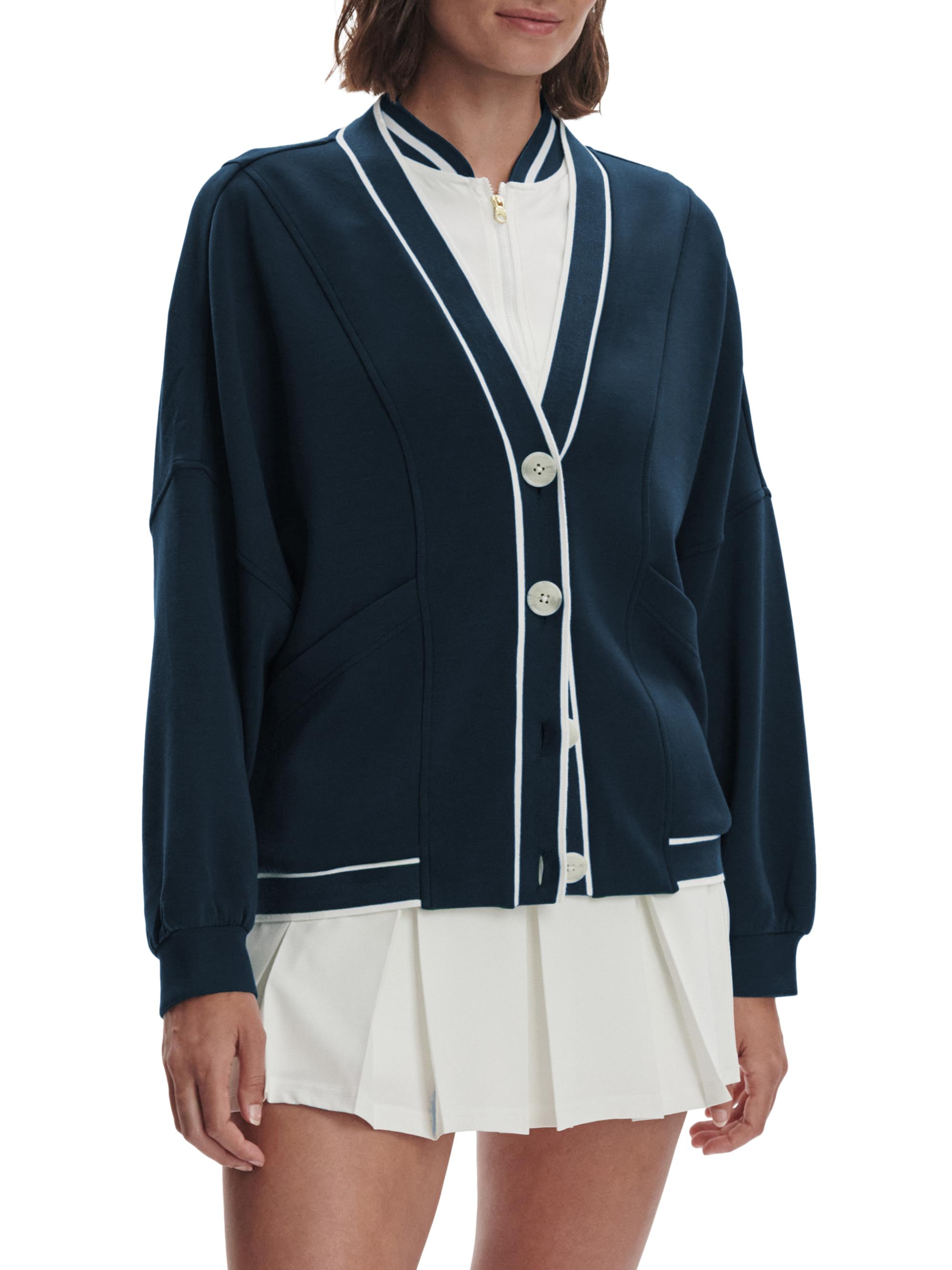 Varley Women's Decker Off-Court Cardigan - Navy