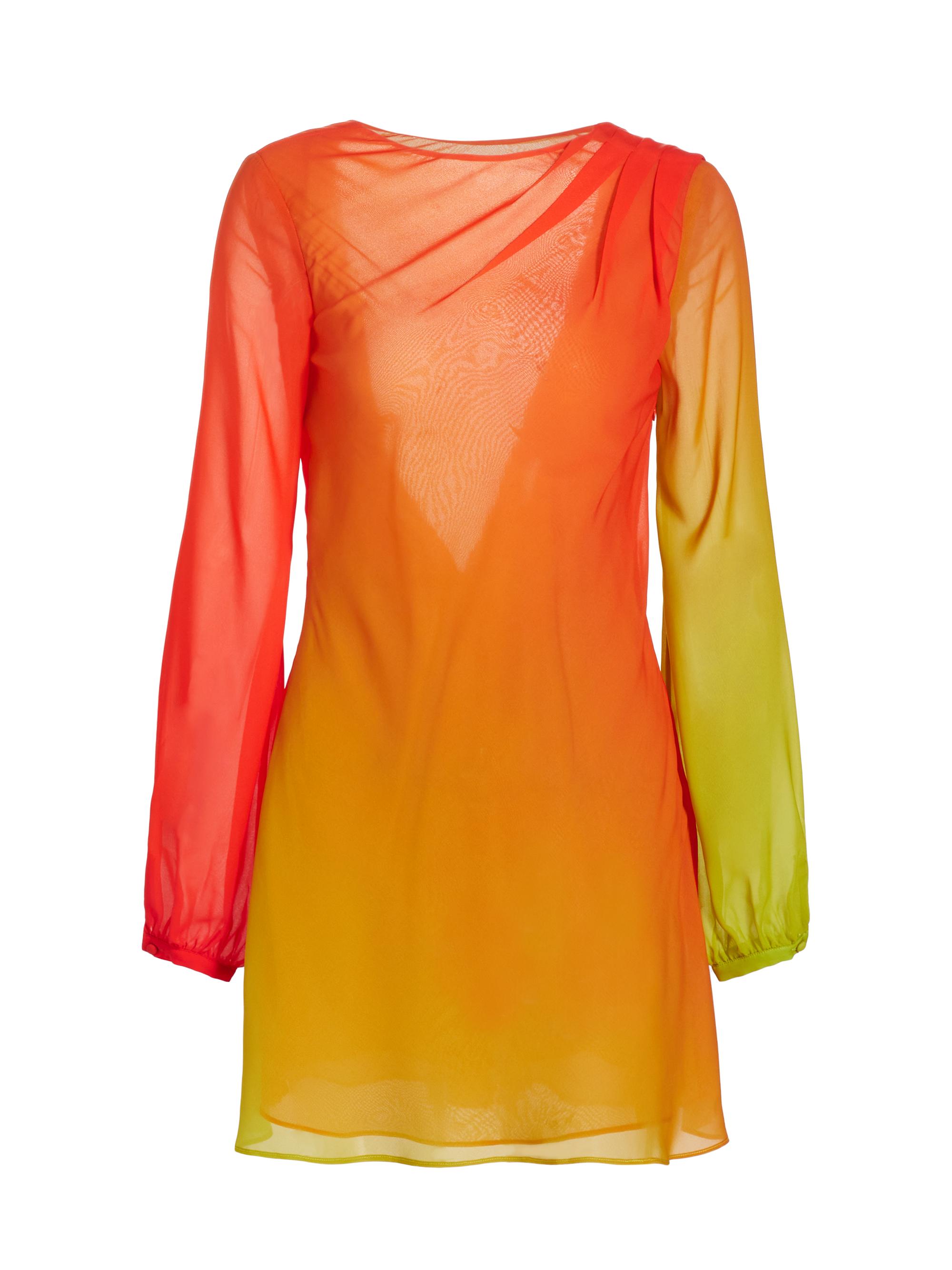 Ronny Kobo Women's Timbra Ombré Chiffon Minidress - Fushcia Multi