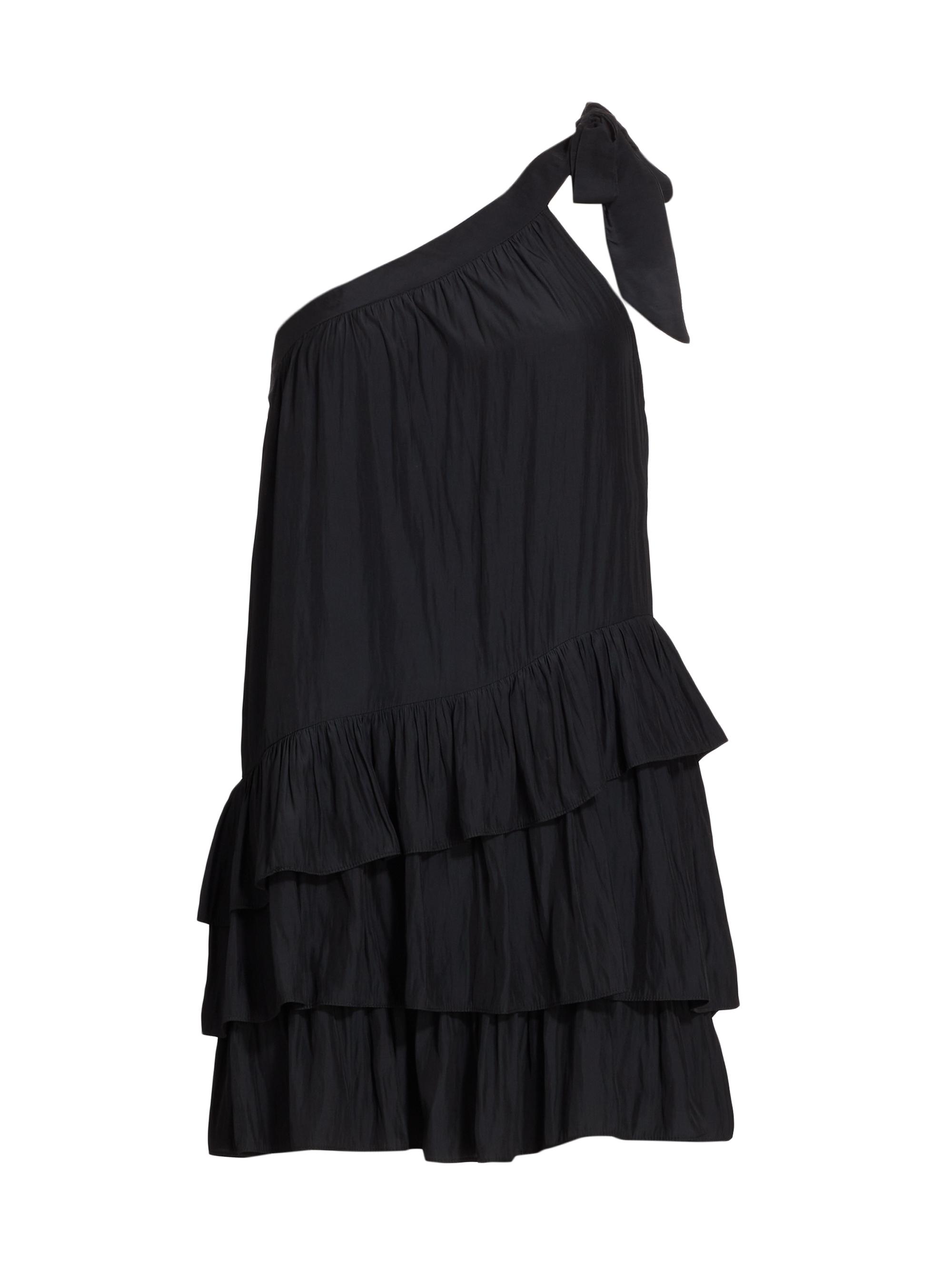 Ramy Brook Women's Riley One-Shoulder Minidress - Black