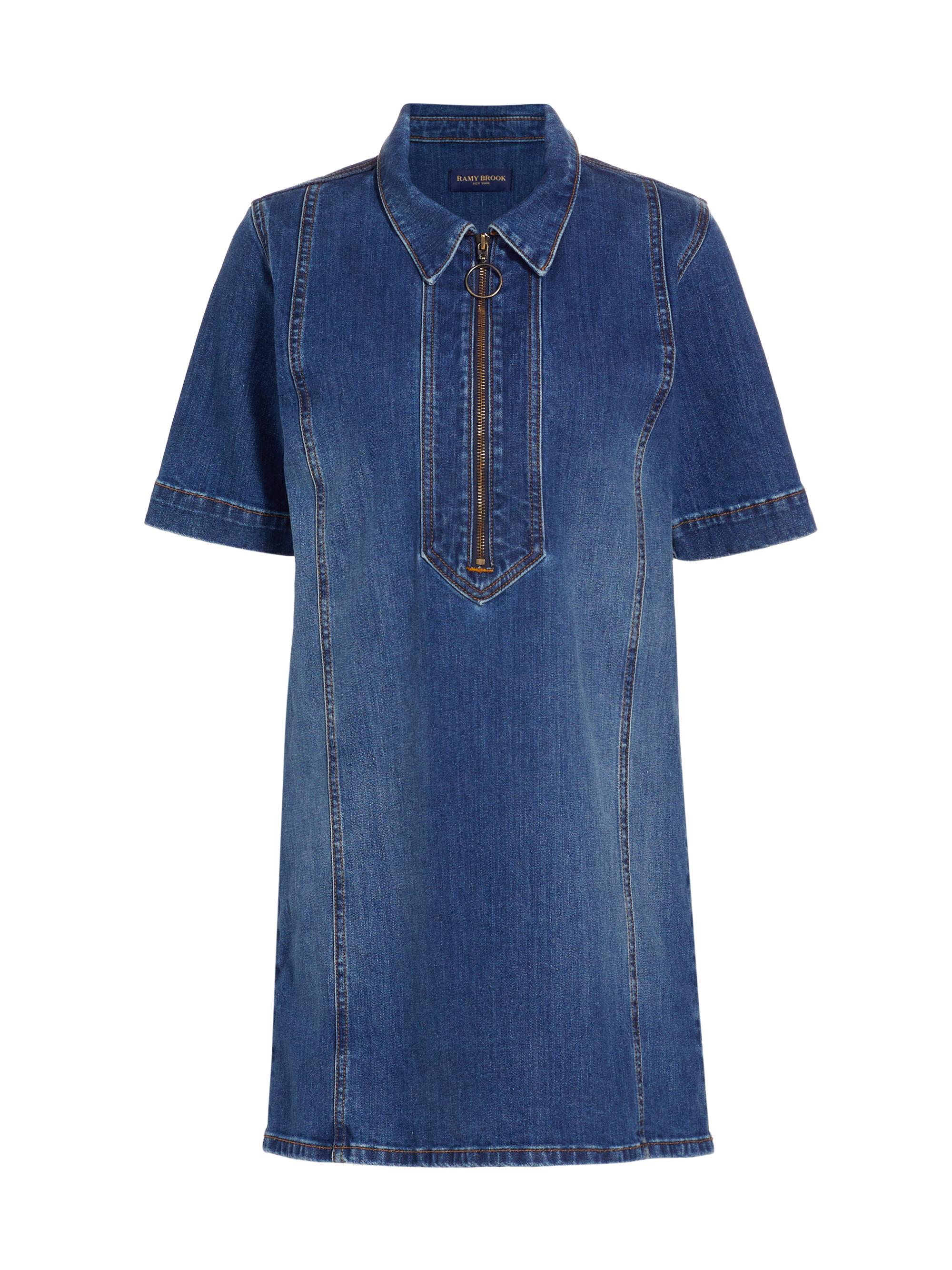 Ramy Brook Women's Tunechi Denim Minidress - Mercer Wash