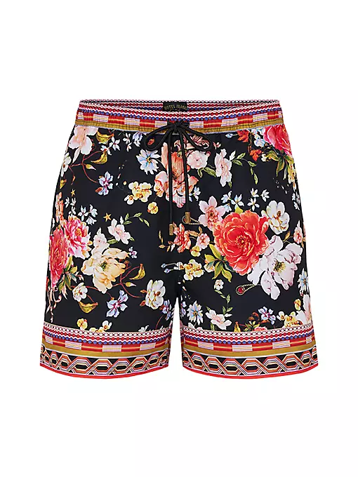 Camilla - Floral Printed Board Shorts
