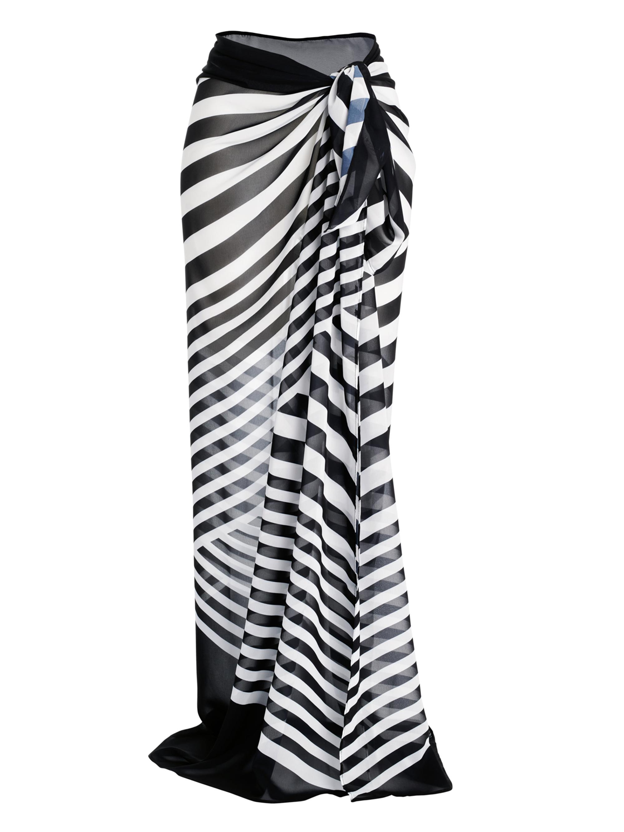 Gottex Swimwear Women's Mirage Graphic-Print Pareo - Black White