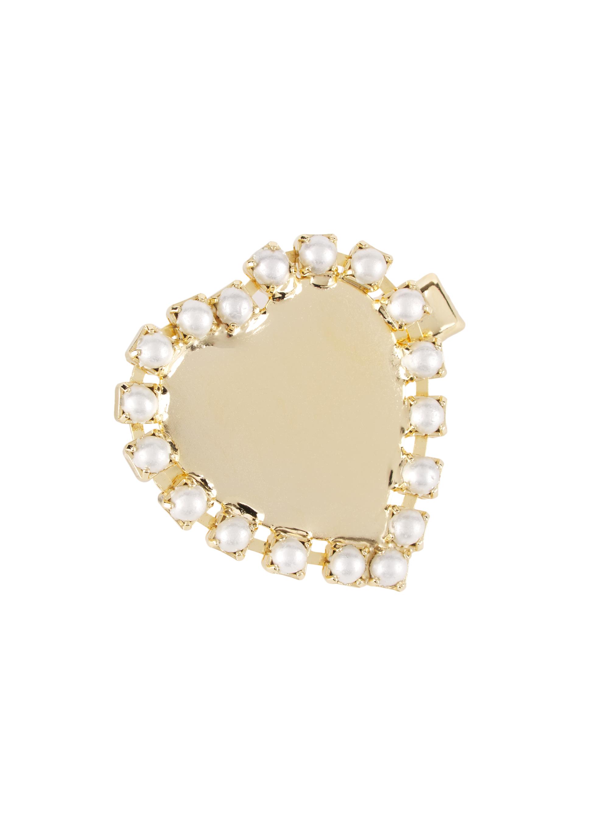 Lelet NY Women's Love Actually Heart Clip - Gold