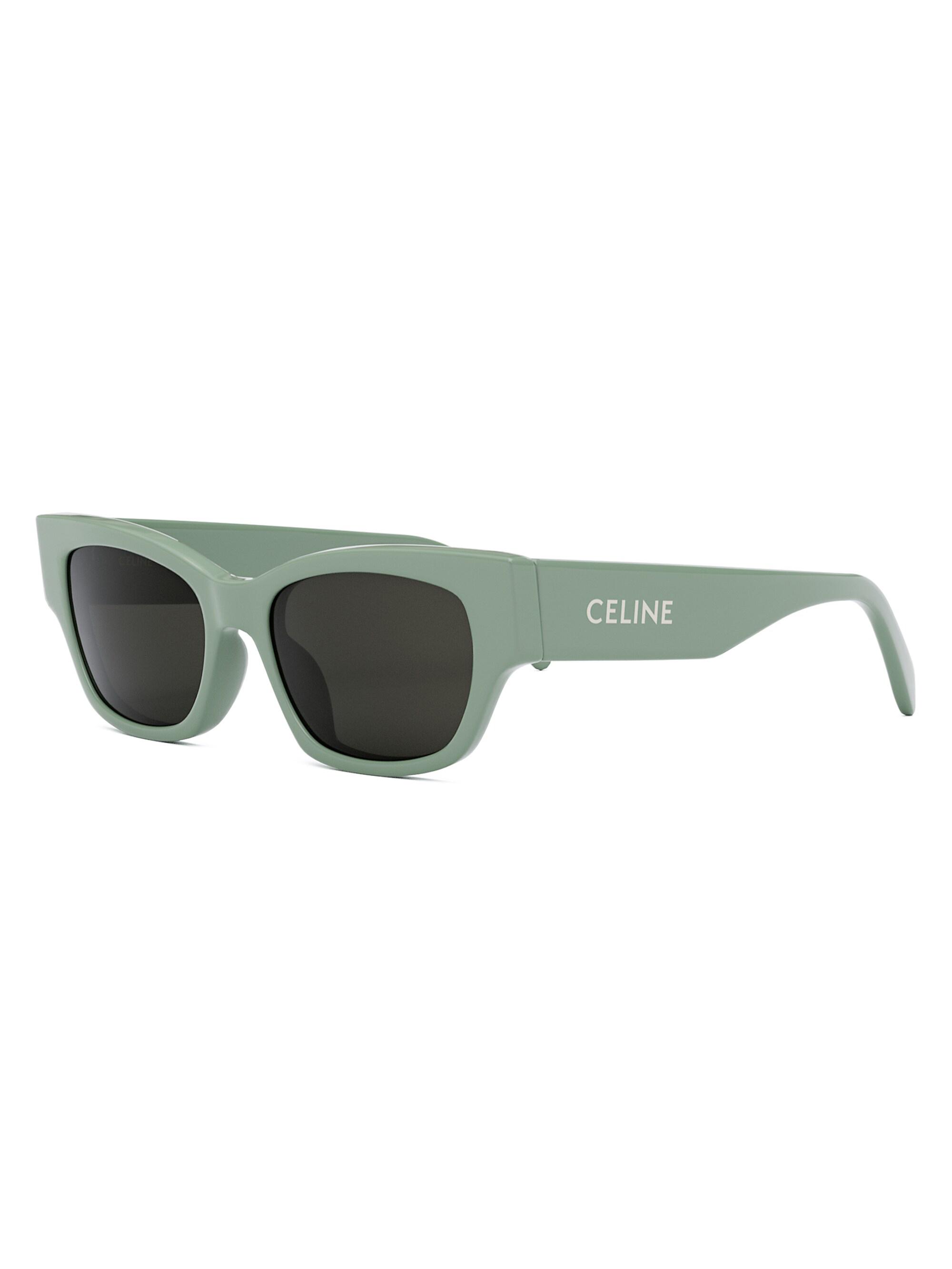 CELINE Men's Monochroms 54MM Cat Eye Sunglasses - Light Green Smoke