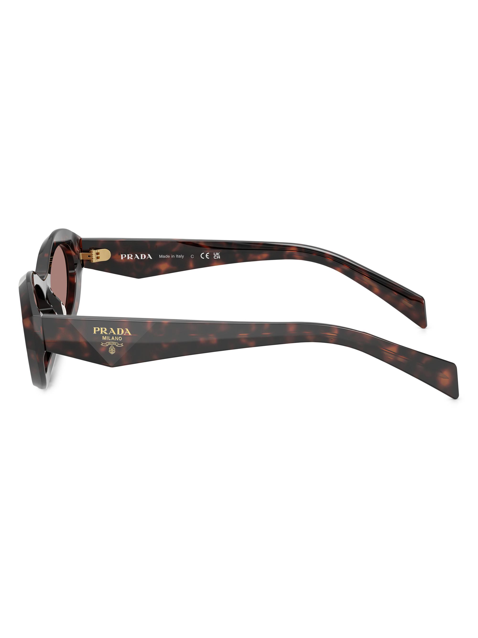 Prada 53MM Geometric Sunglasses | Saks Fifth Avenue