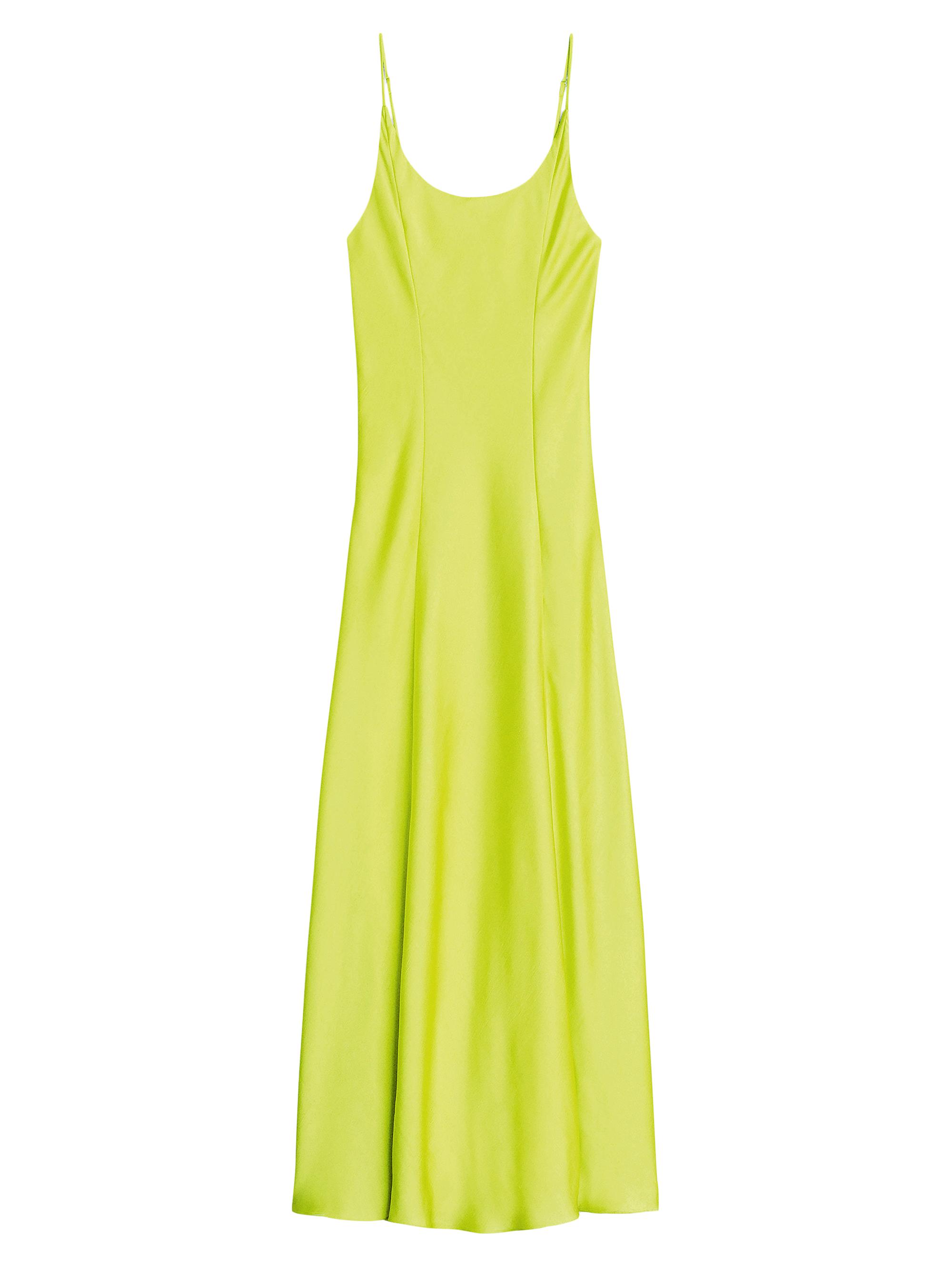 rag & bone Women's Delilah Satin Maxi Dress - Fresh Lime