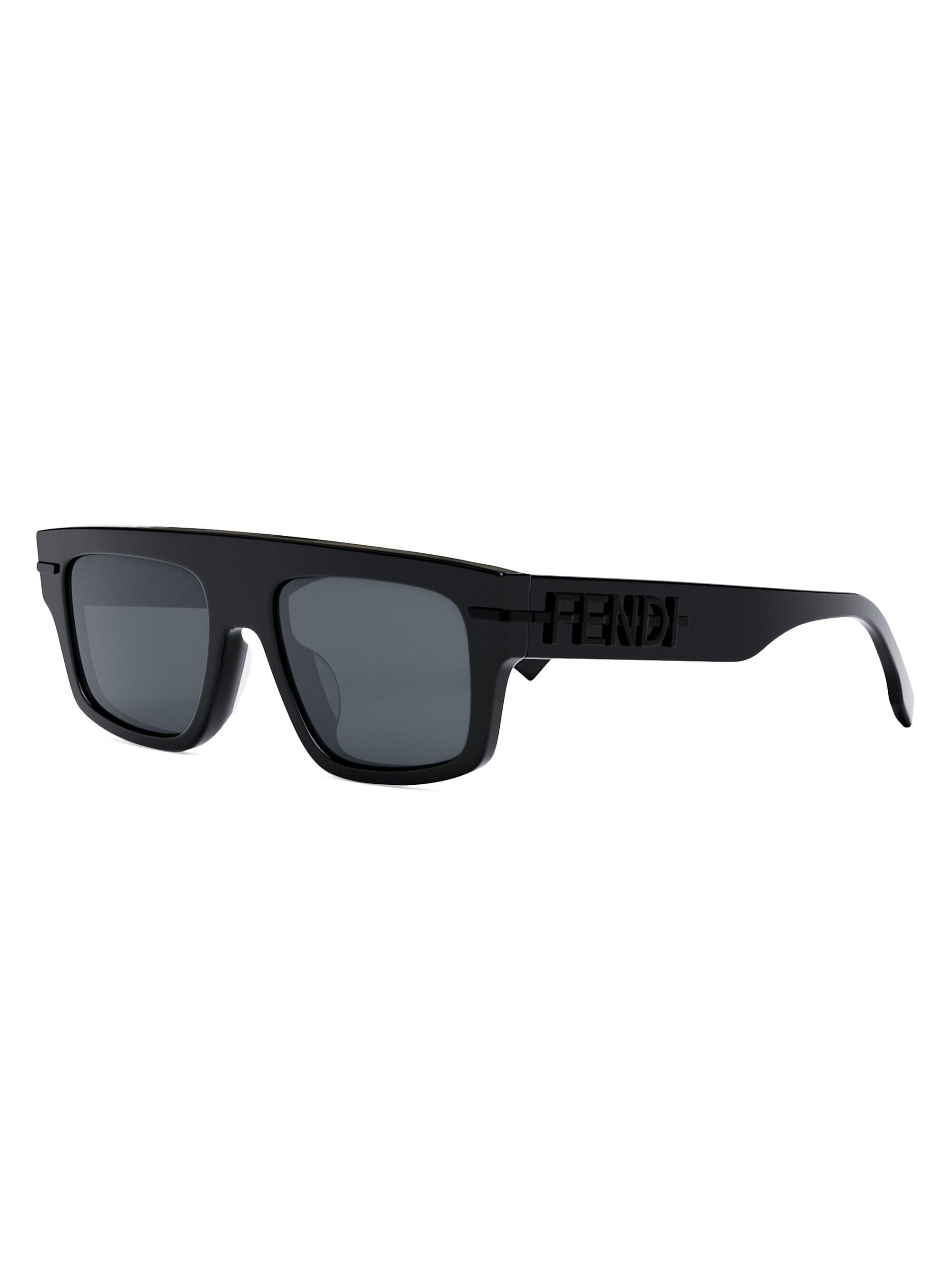 Fendi 52MM Logo Acetate Sunglasses | Saks Fifth Avenue