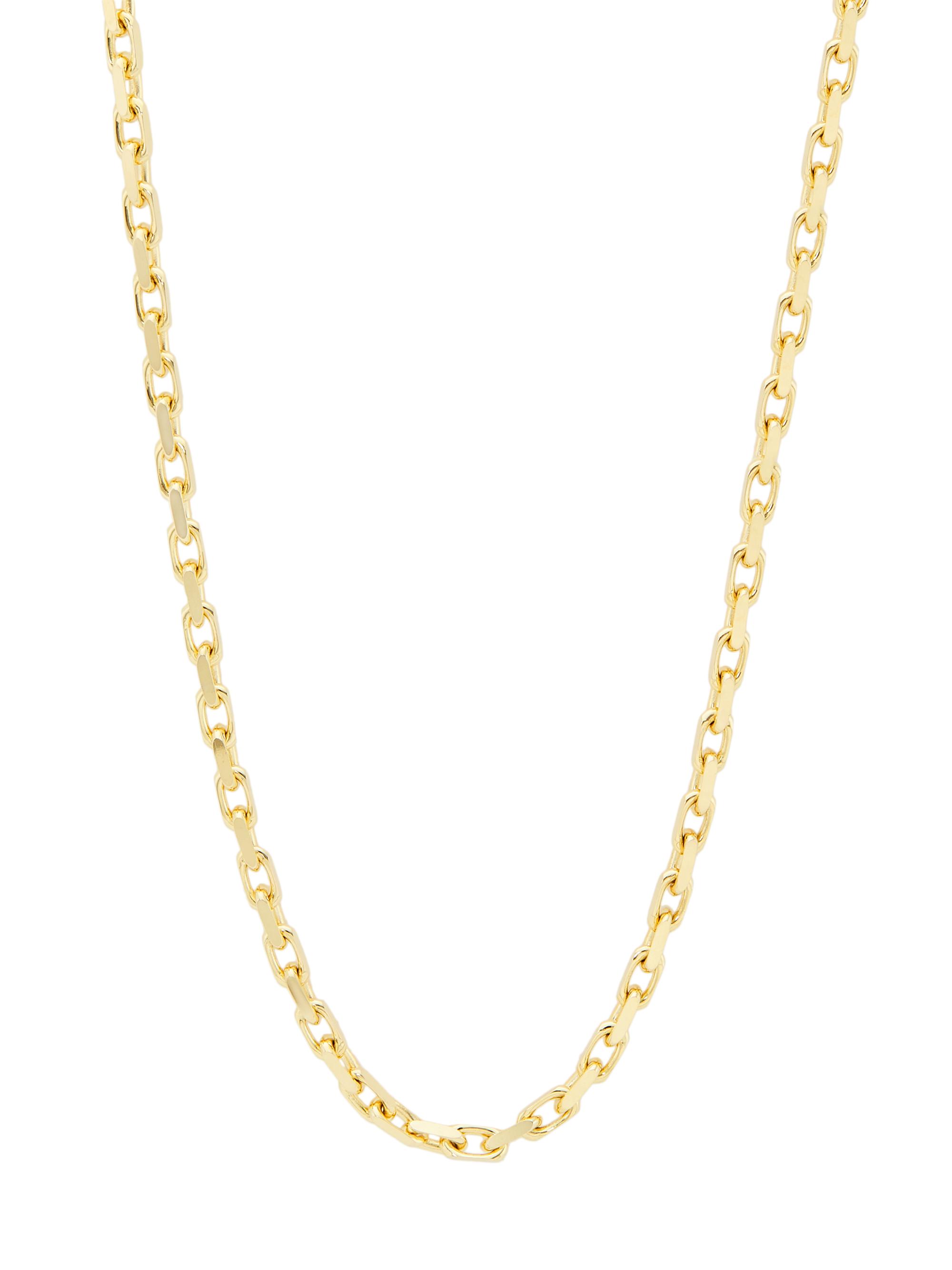 Saks Fifth Avenue Collection Women's 14K Yellow Gold French Cable-Chain Necklace - Gold