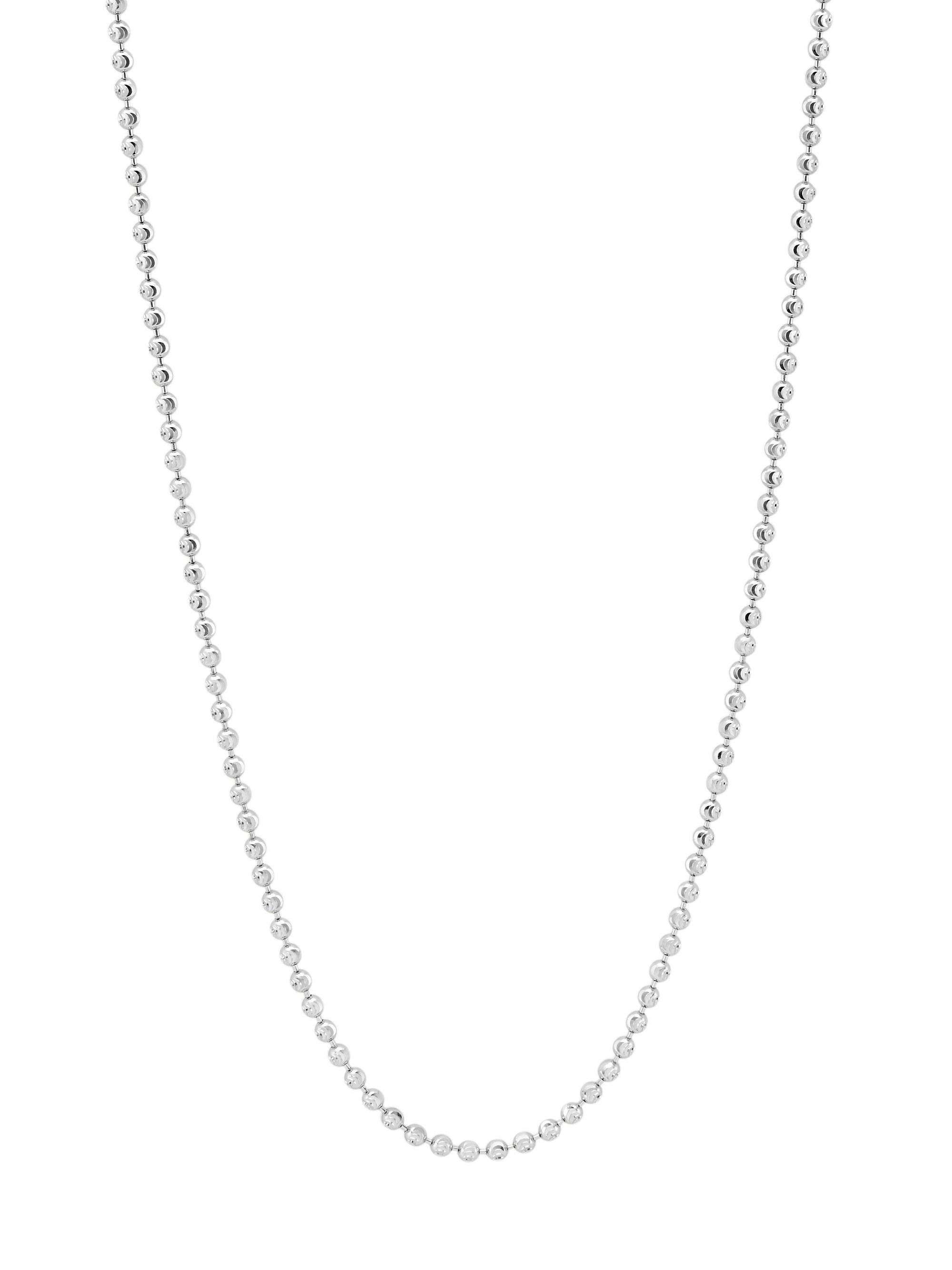 Saks Fifth Avenue Collection Women's 14K White Gold Moon Chain Necklace - White Gold