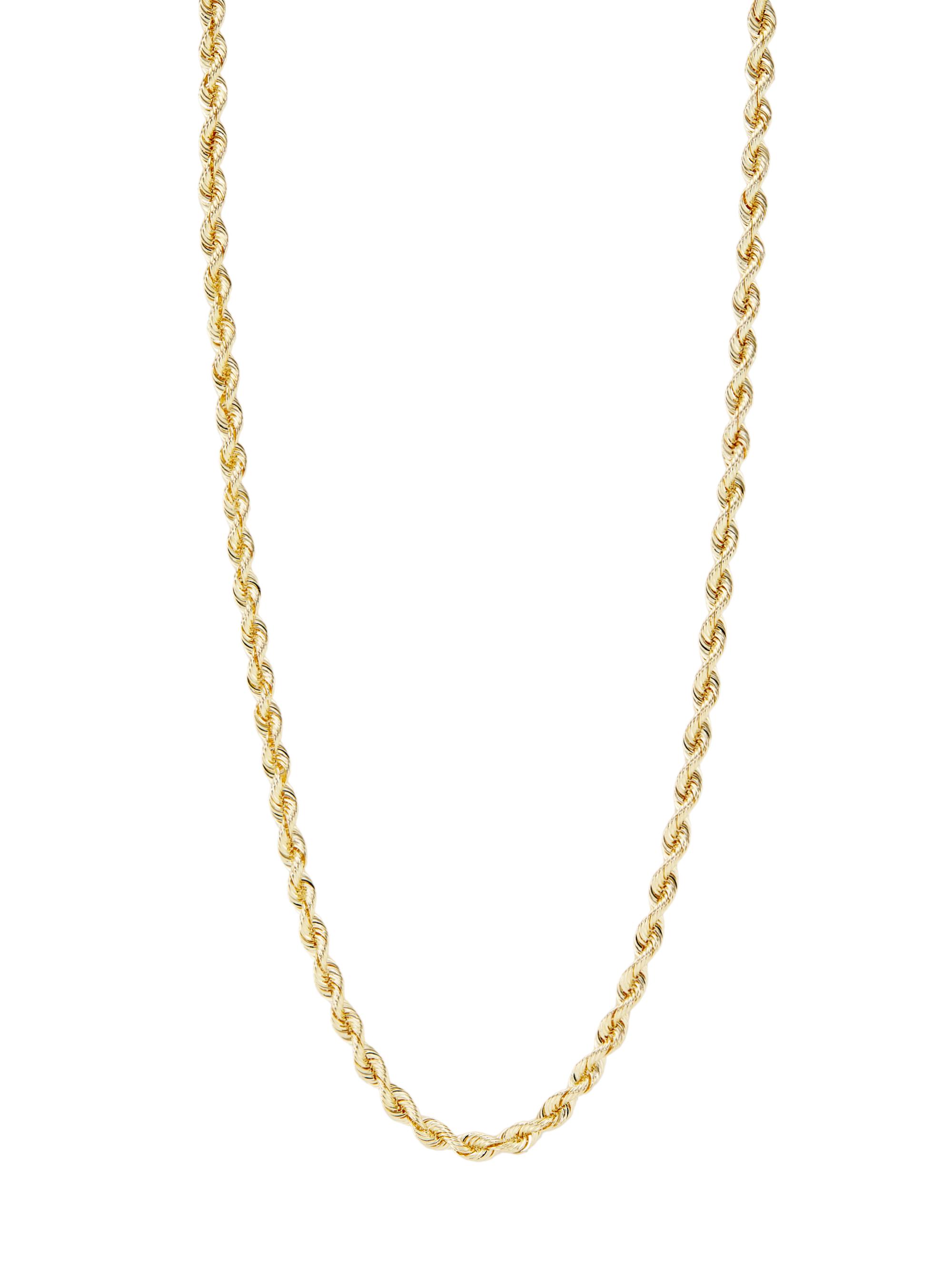 Saks Fifth Avenue Collection Women's 14K Yellow Gold Rope Chain Necklace - Gold