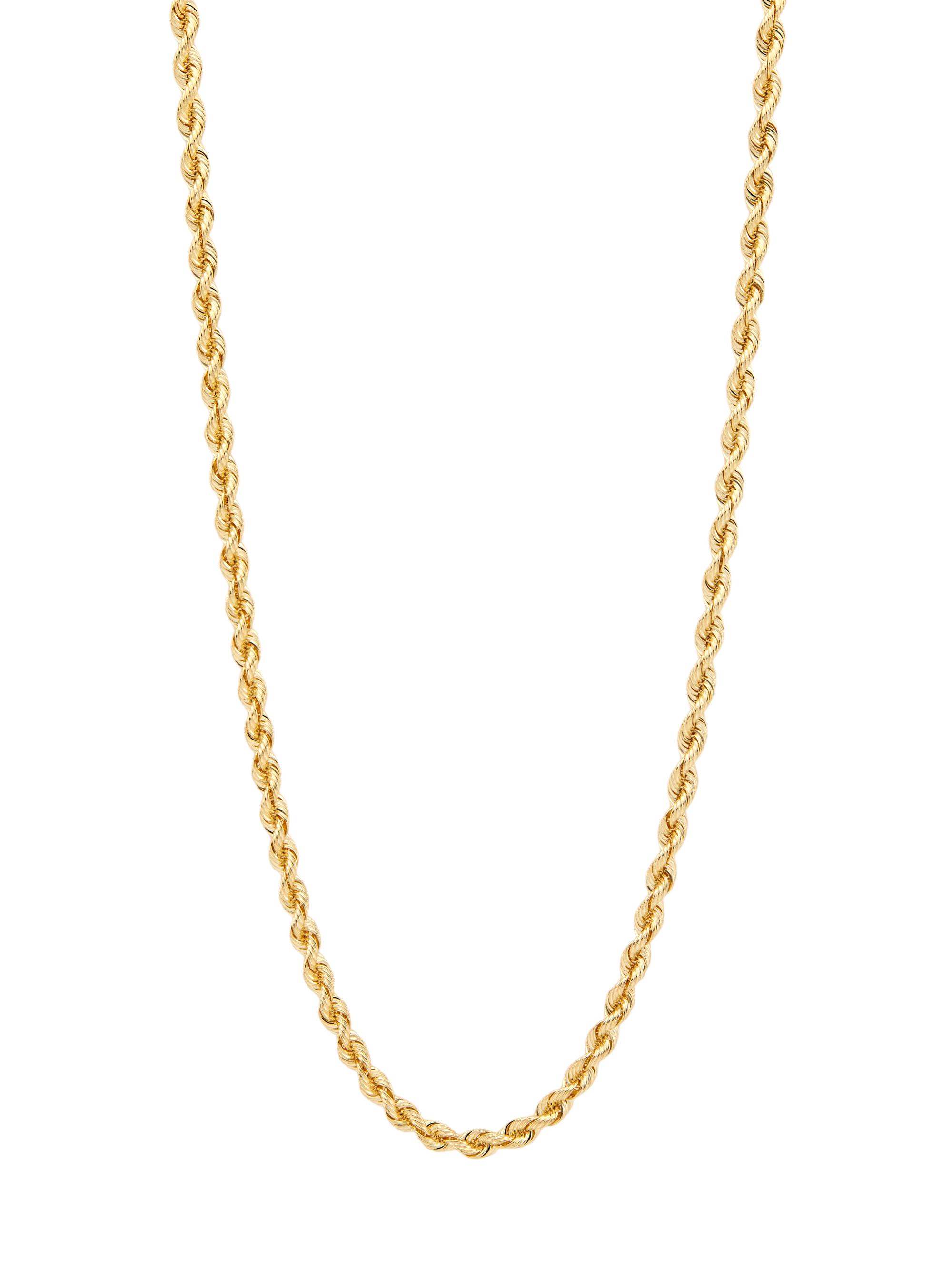 Saks Fifth Avenue Collection Women's 14K Yellow Gold Rope Chain Necklace - Gold