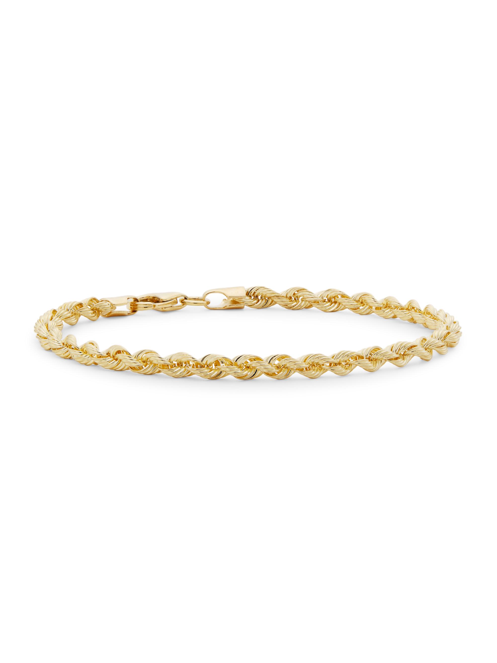 Saks Fifth Avenue Collection Women's 14K Yellow Gold Rope Chain Bracelet - Gold