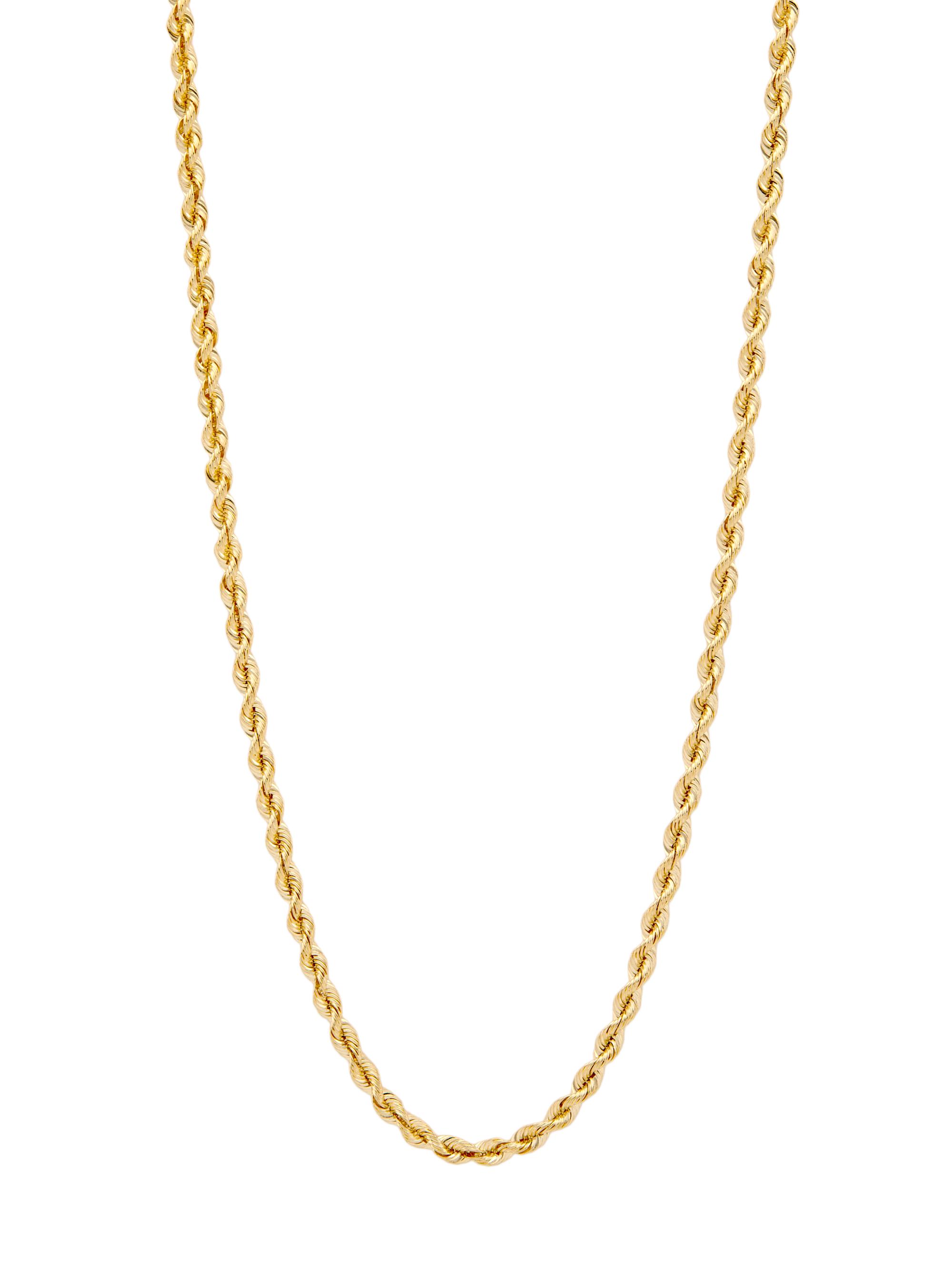 Saks Fifth Avenue Collection Women's 14K Yellow Gold Rope Chain Necklace - Gold