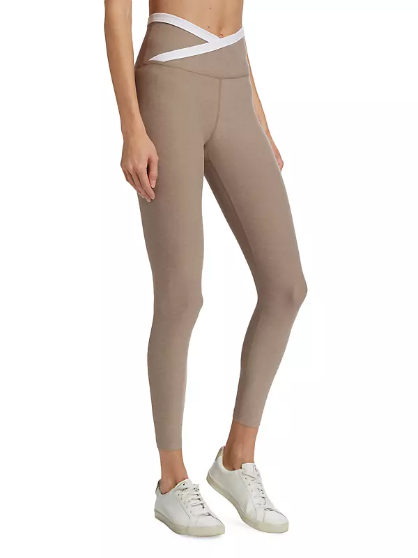 Just High Waisted Mesh Leggings- Beige – My Outfit Online