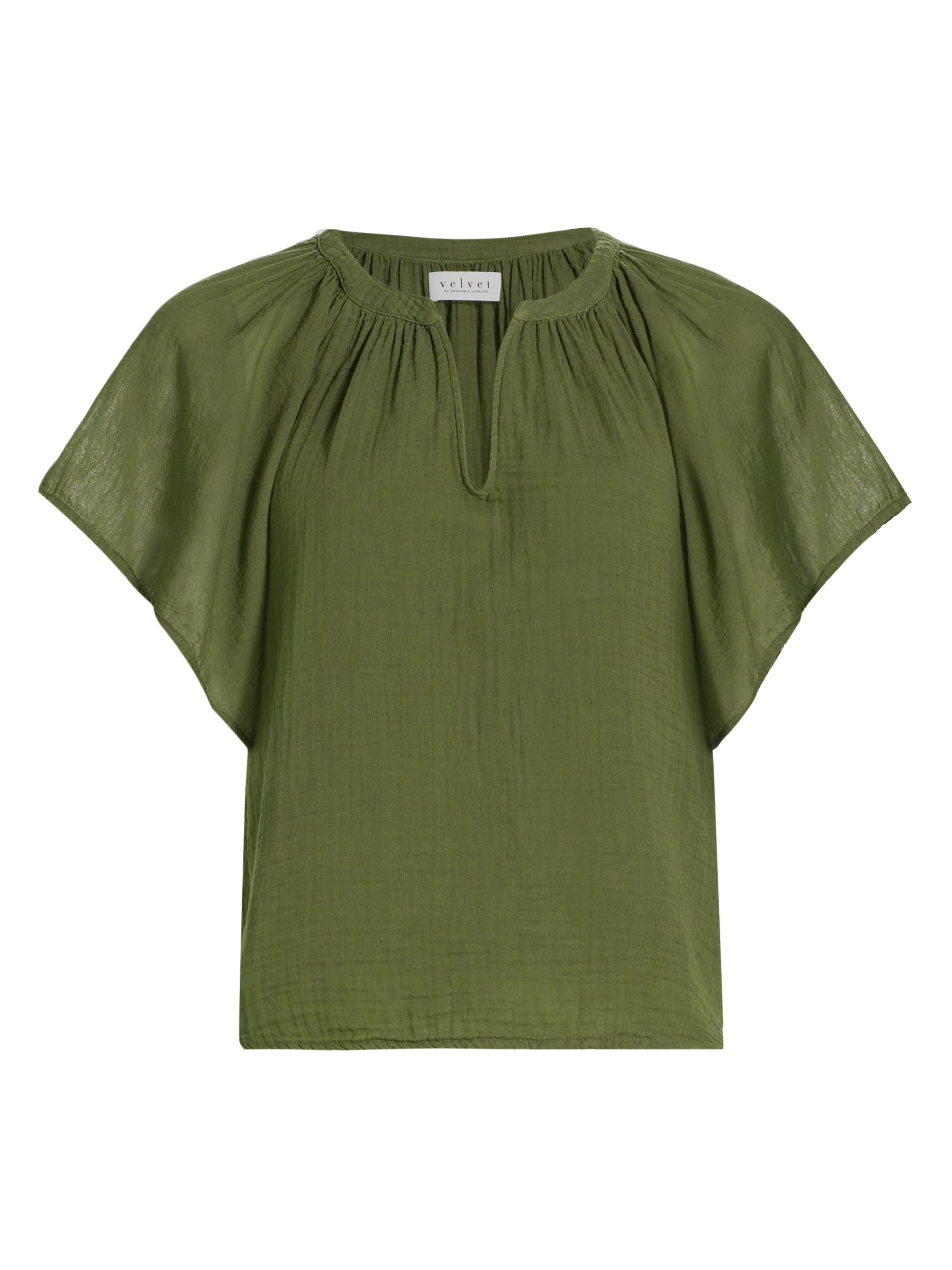 Velvet by Graham & Spencer Women's Belle Gauze Top - Garden