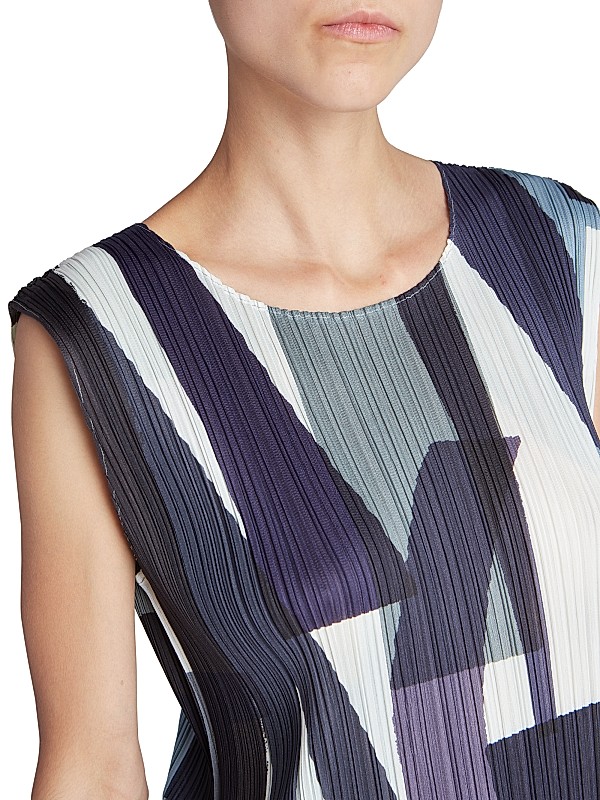 Shop Pleats Please Issey Miyake Path Plissé Shift Maxi Dress Shop Pleats Please Issey Miyake Path Plissé Shift Maxi Dress