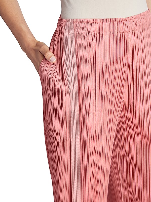 Shop Pleats Please Issey Miyake Walk Wide-Leg Plissé Pants Shop Pleats Please Issey Miyake Walk Wide-Leg Plissé Pants