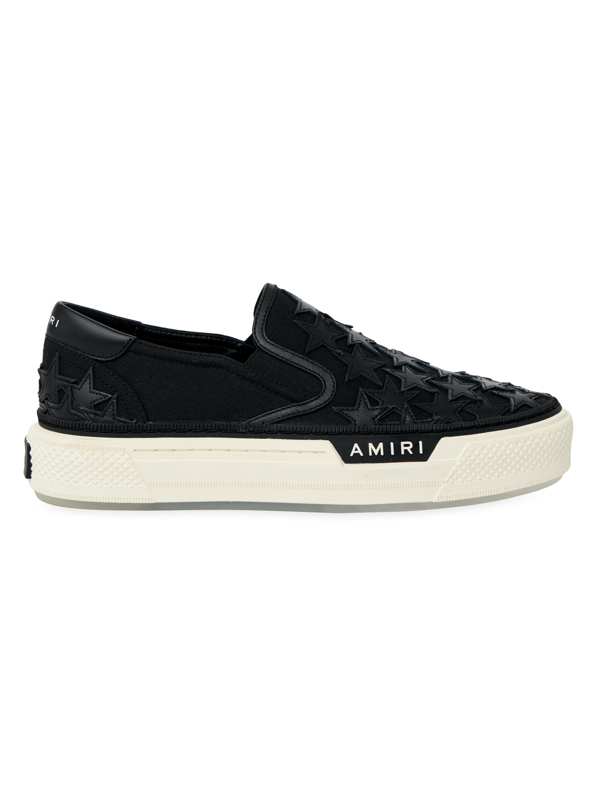 Amiri Black Star Embellished Slip-On Shoes AMIRI | Shoes | Amiri Black Star Embellished Slipon Shoes  main image 2