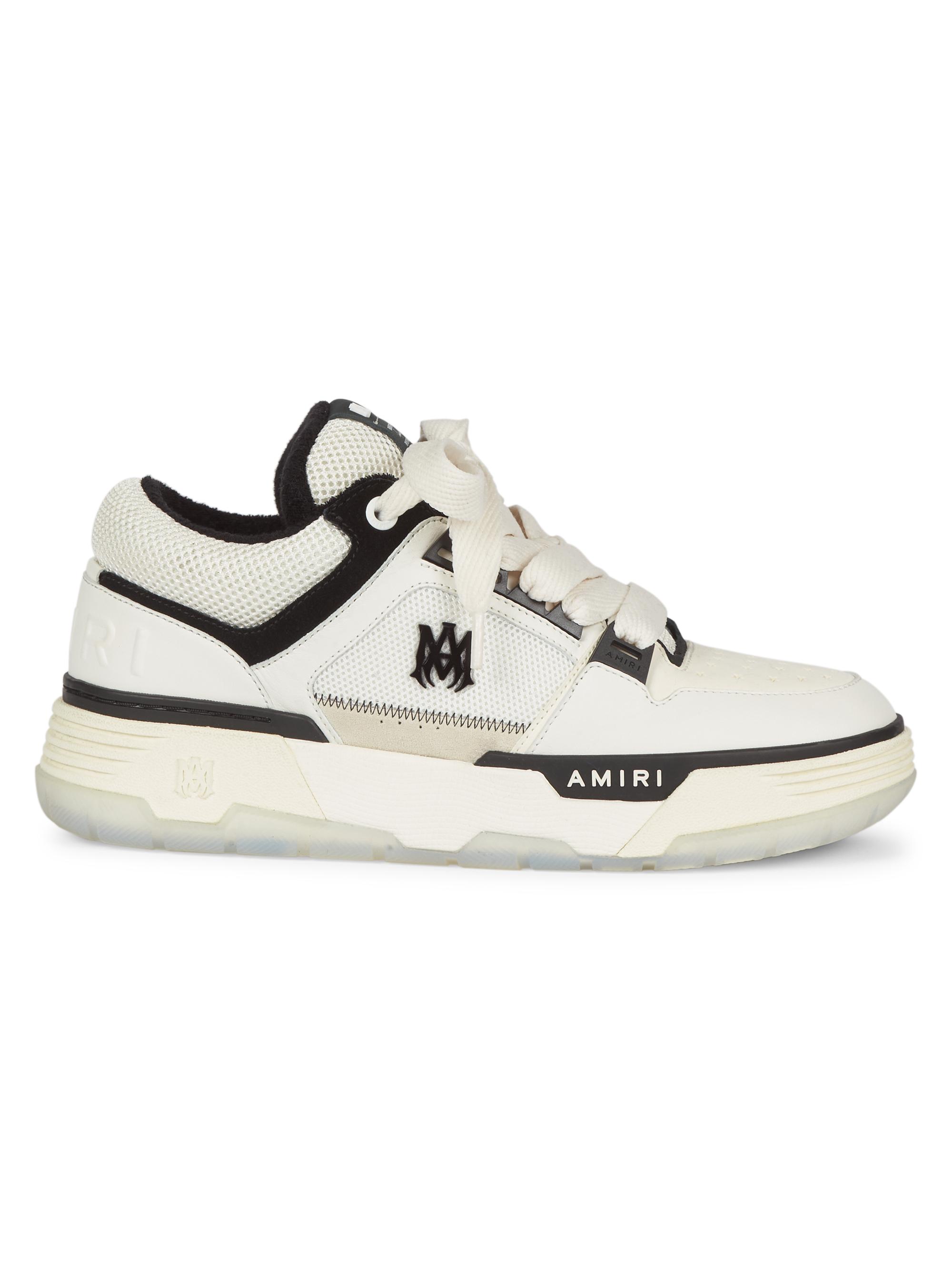 Amiri Men's MA-1 Low-Top Sneakers - White Black