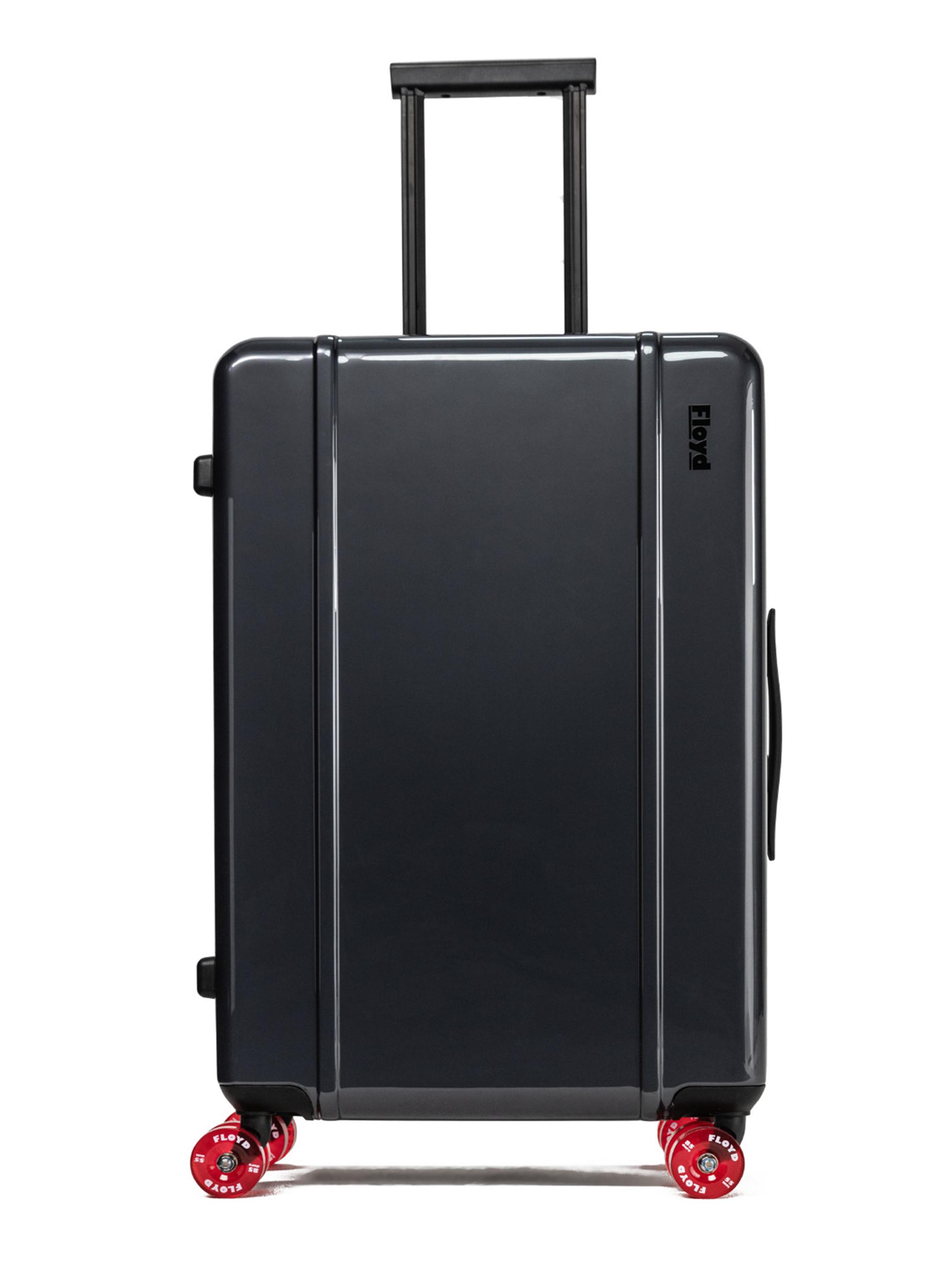 Floyd Men's Skateboard Wheel Polycarbonate Check-In Suitcase - Tarmac Grey