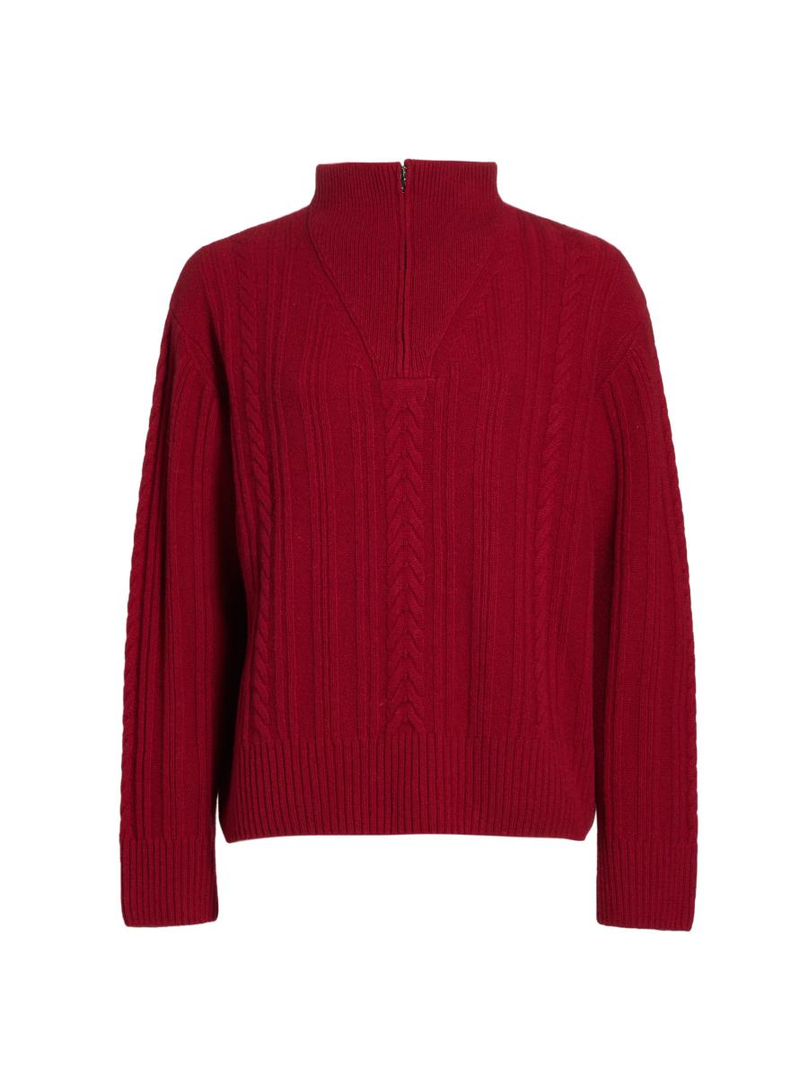 NKNIT 赤　♡ cable 2way KNIT NKNIT 赤 ♡cable 2way KNIT