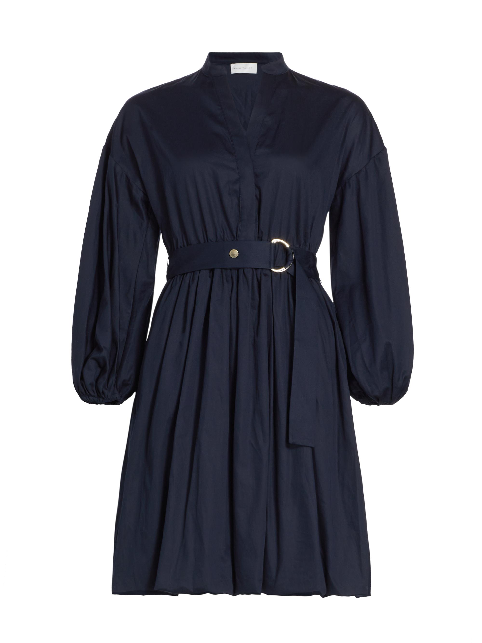 Elie Tahari Women's The Jane Belted Minidress - Peacoat